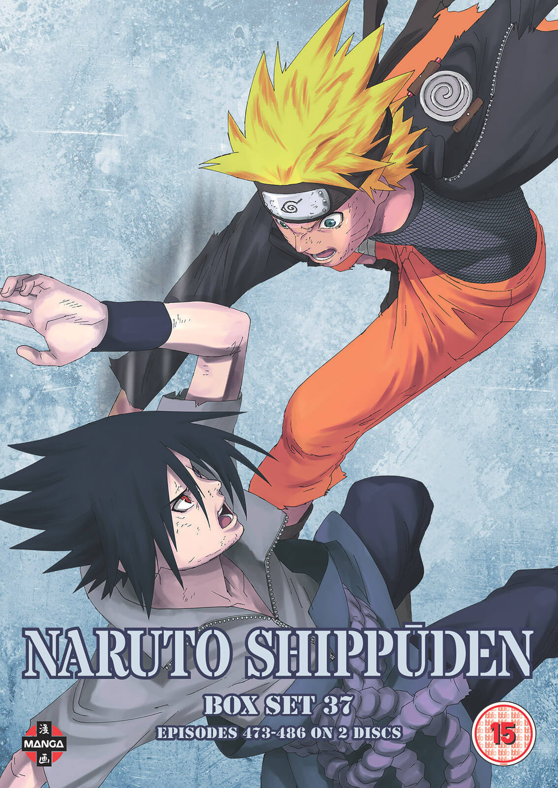Naruto Shippuden Box 37 (Episodes 473-486) DVD Zavvi Ireland