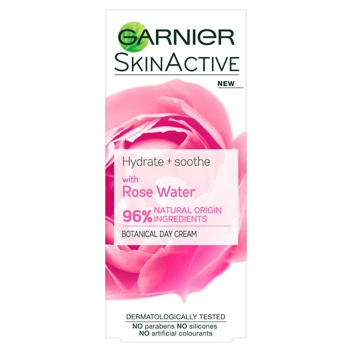 Garnier Natural Rose Water Moisturiser for Sensitive Skin 50ml