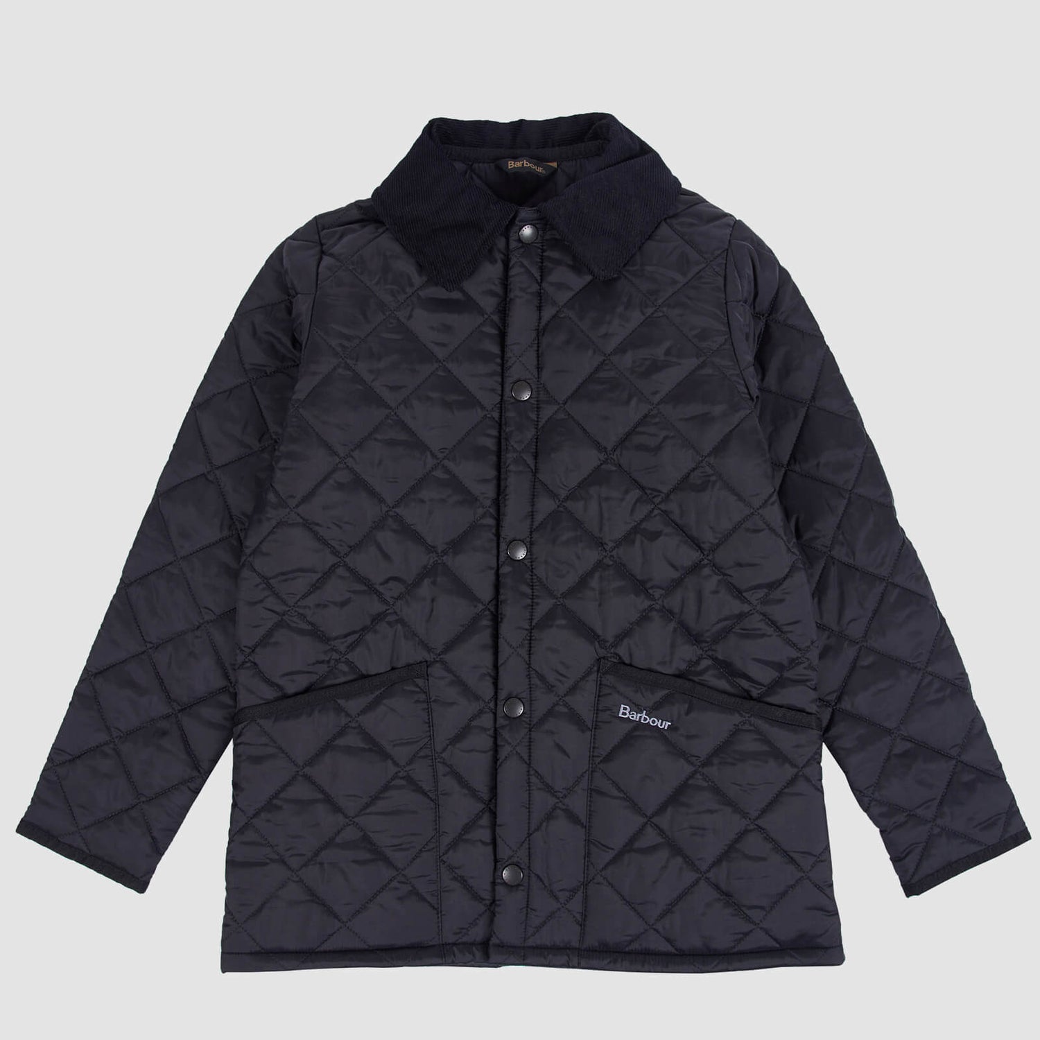 Barbour Boys Liddesdale Quilted Jacket Black TheHut