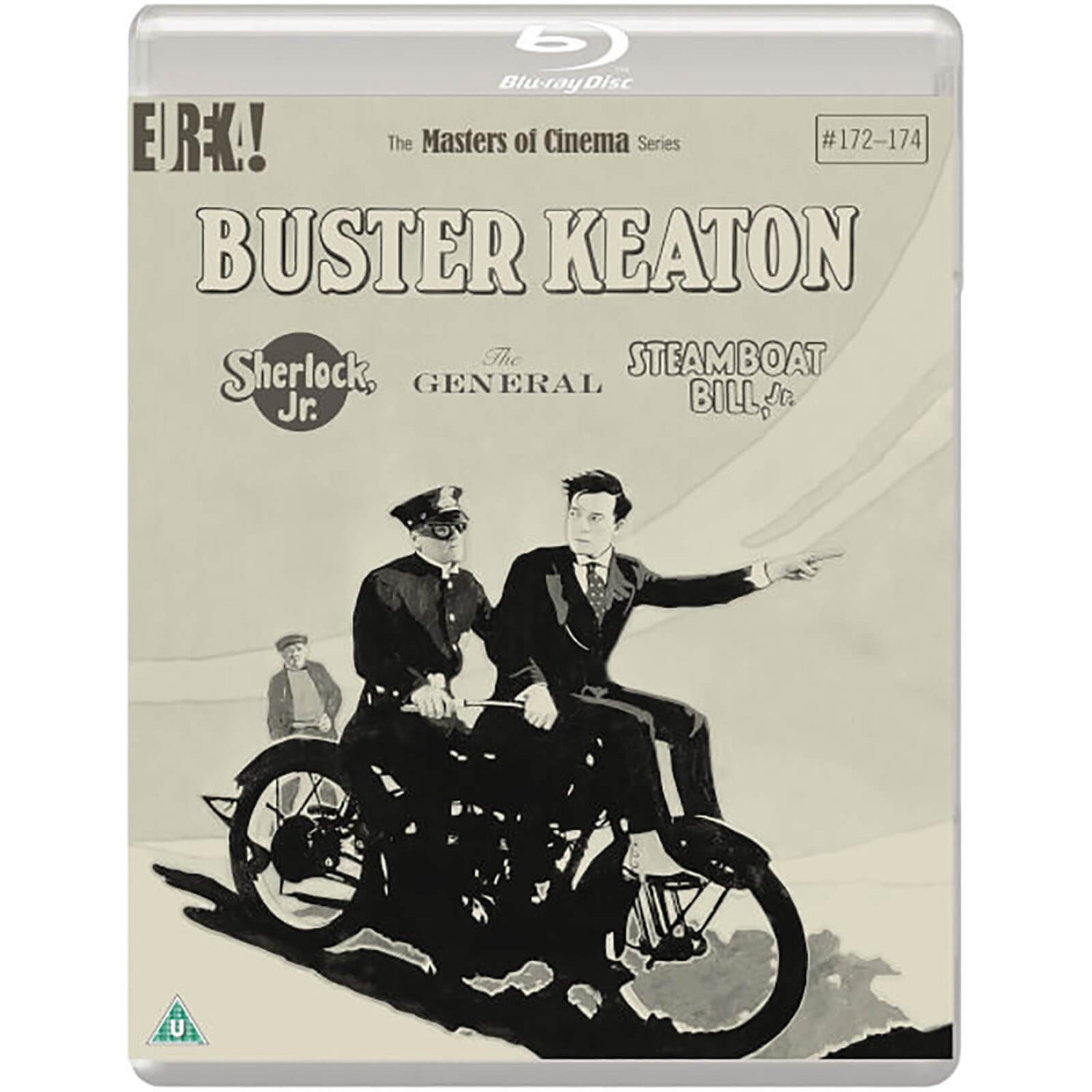 Buster Keaton: 3 Films (Sherlock, Jr., The General, Steamboat Bill, Jr.) [Masters Of Cinema] Limited Edition Blu-Ray