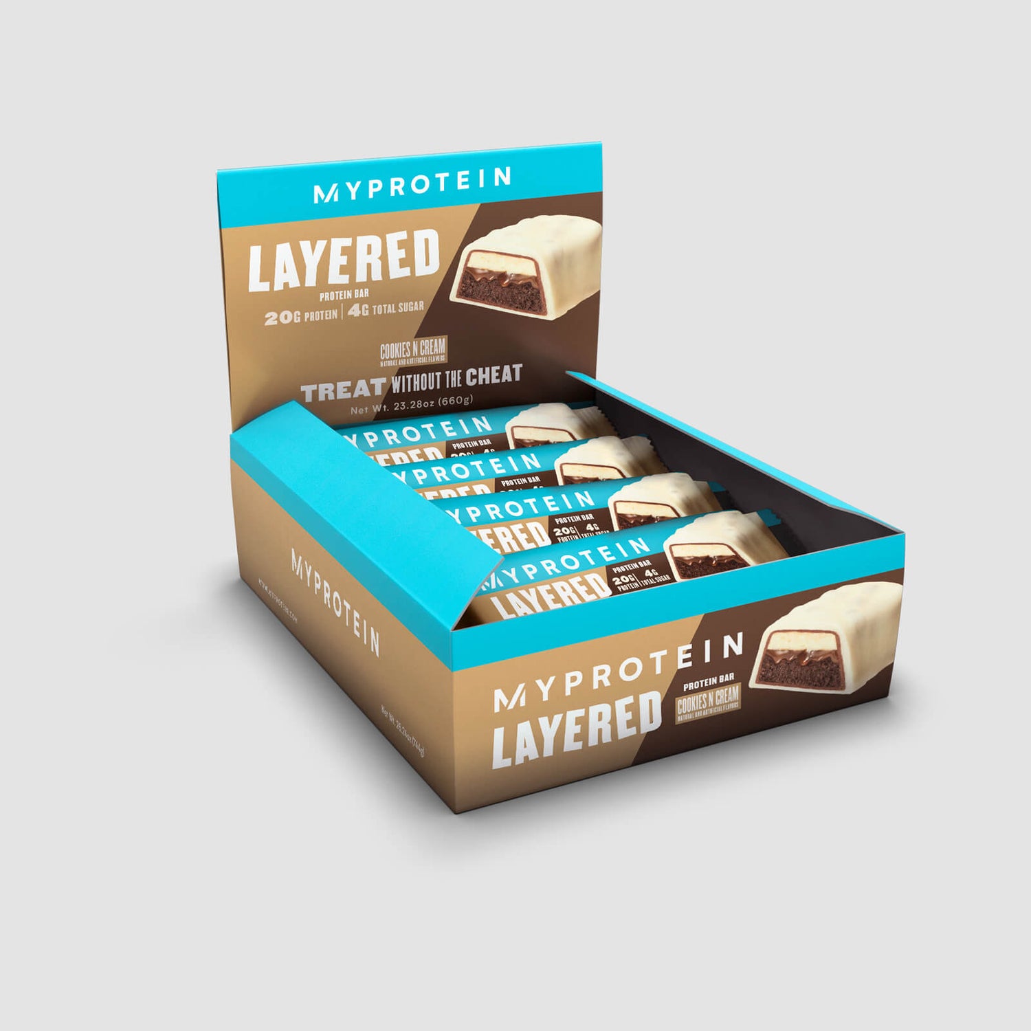 Layered Bar - Cookies and Cream
