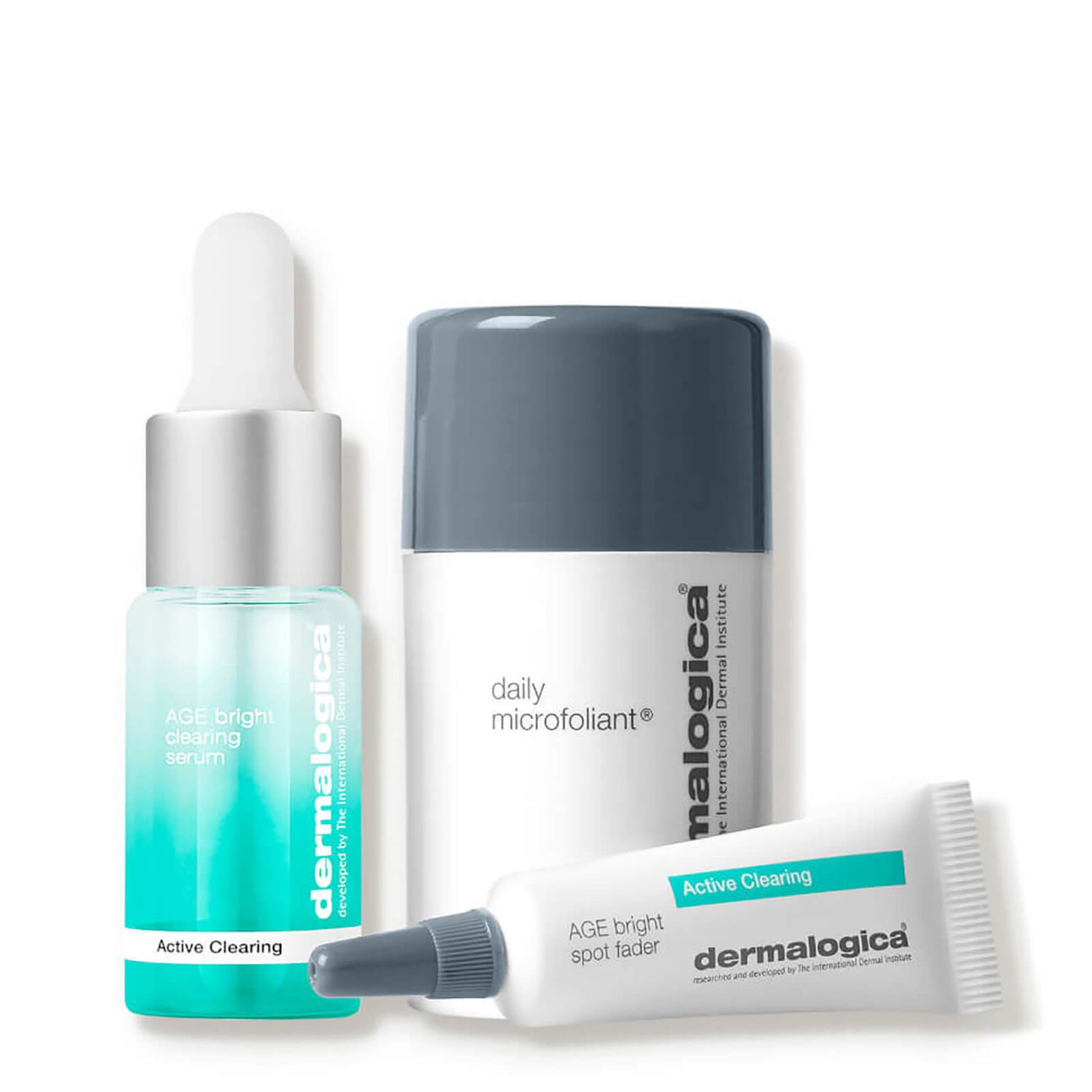 Dermalogica Active Clearing Clear and Brighten Kit 0.45 oz (Worth $75)