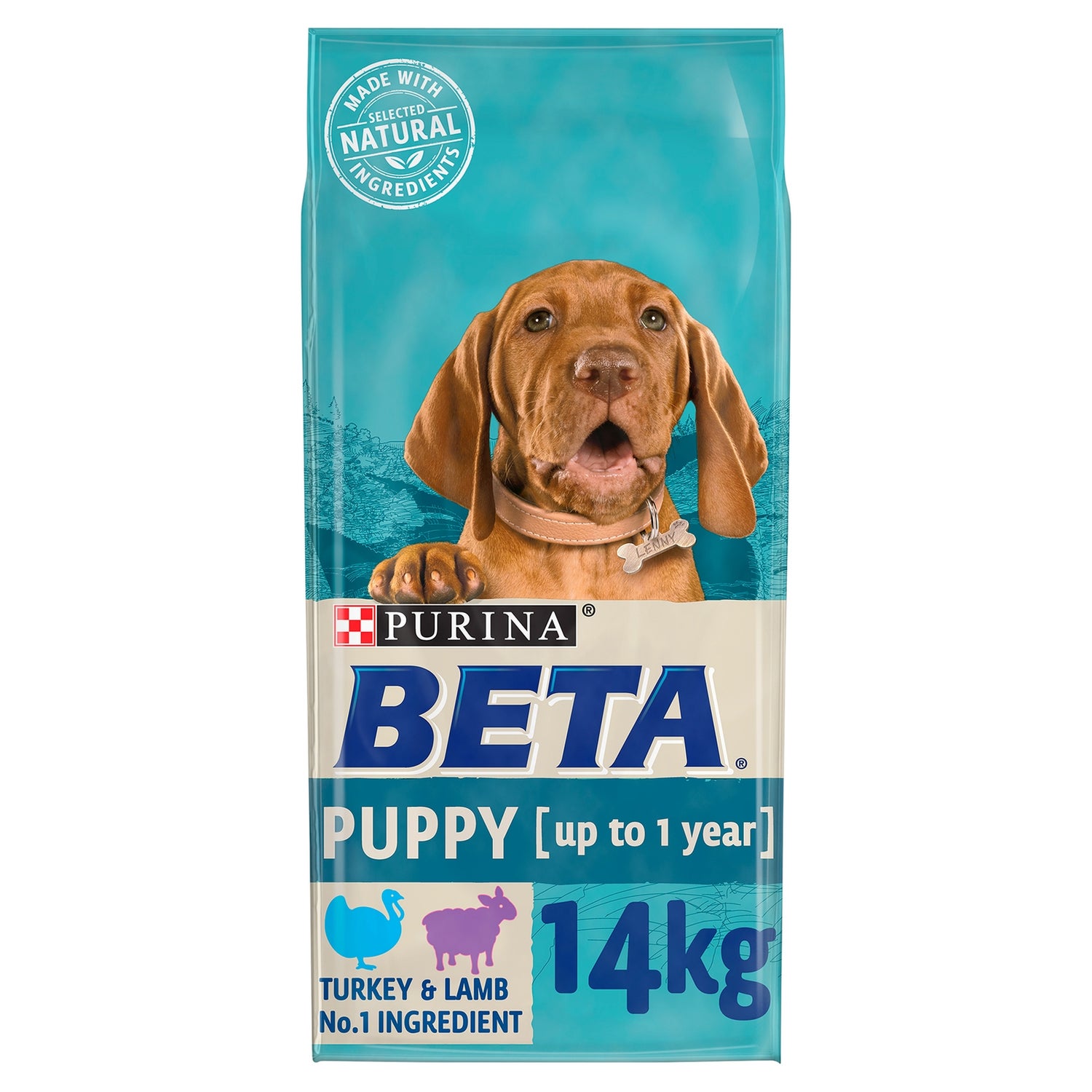 BETA Puppy All Sizes Dry Dog Food with Turkey and Lamb 14kg