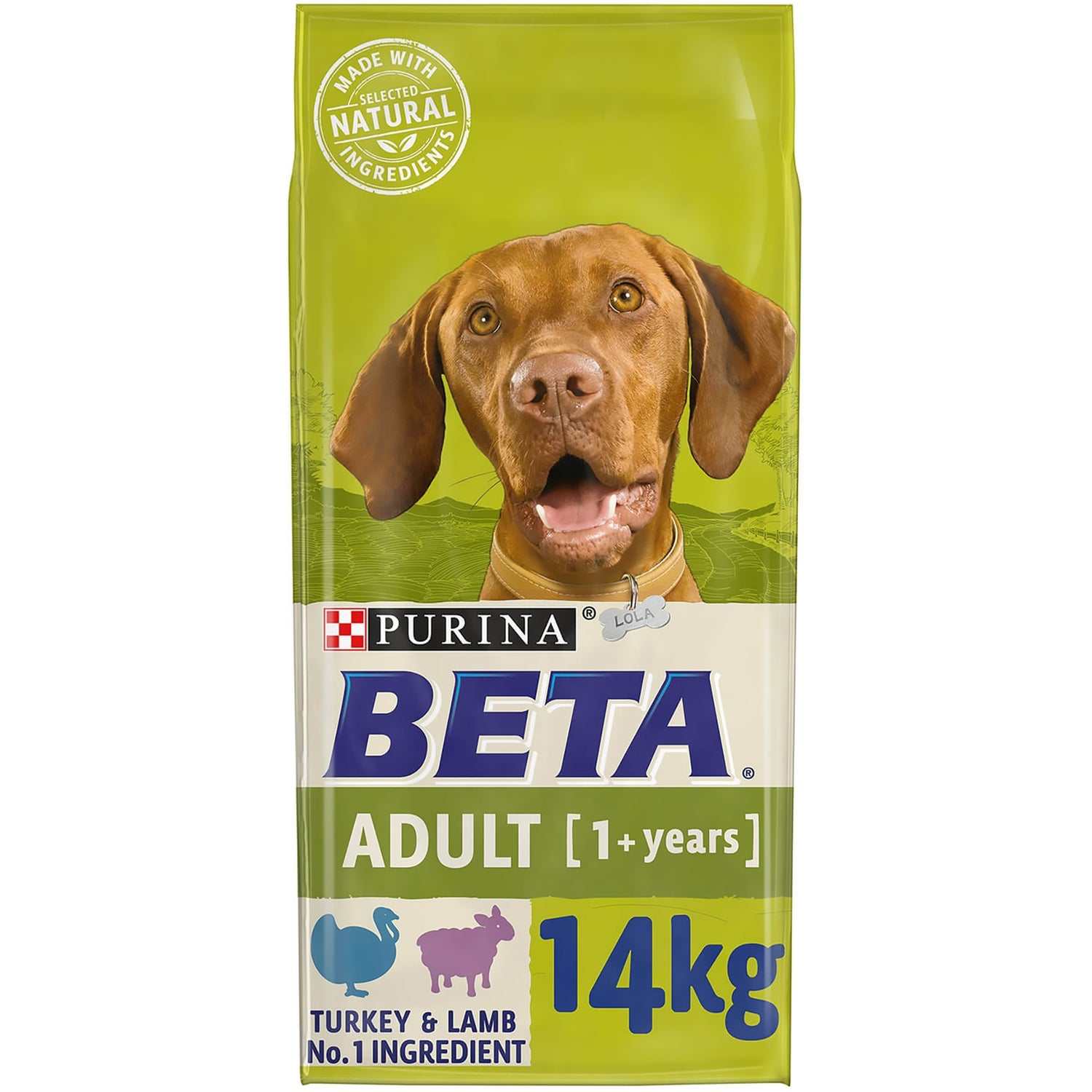 BETA Adult All Sizes Dry Dog Food with Turkey & Lamb 14kg