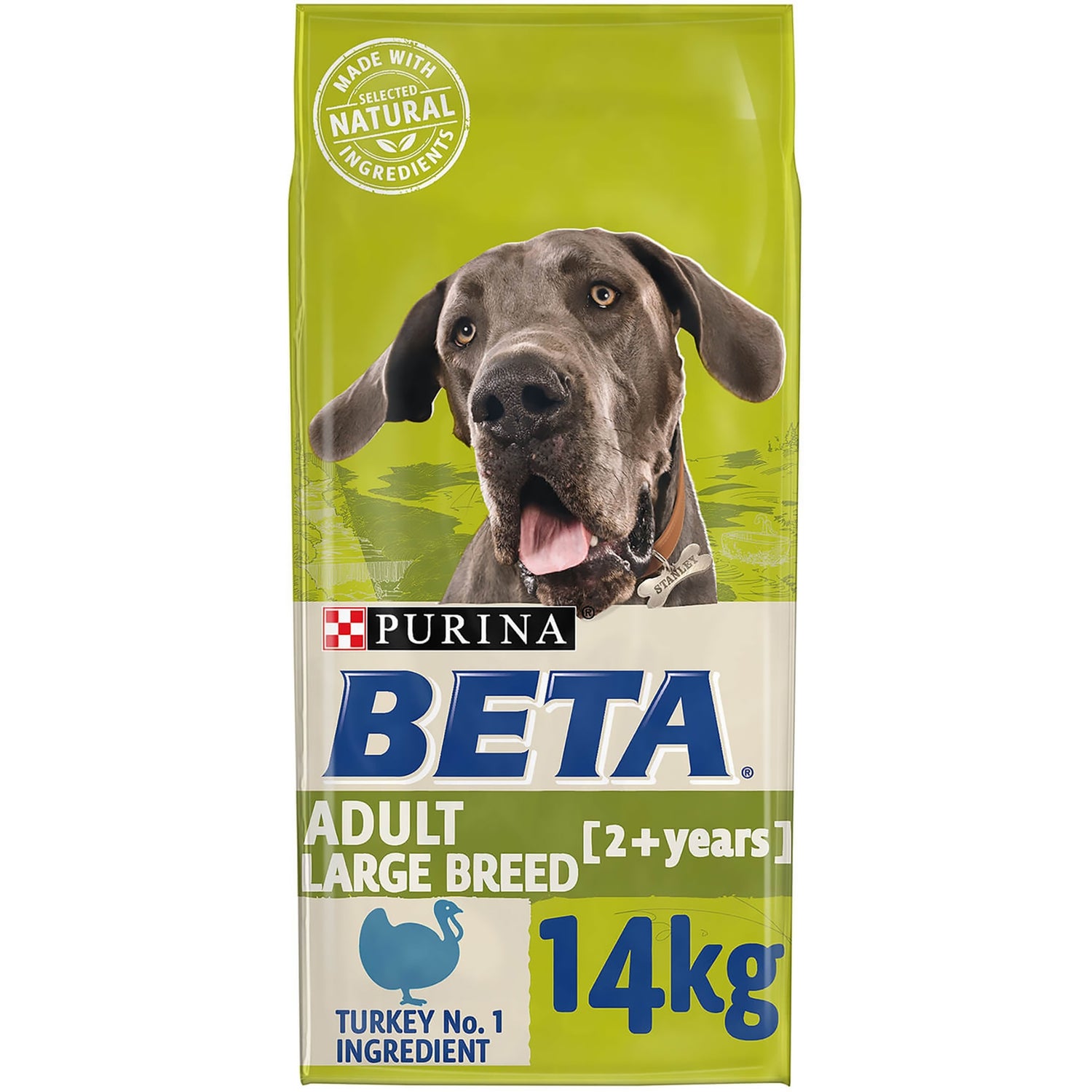 BETA Adult Large Breed Dry Dog Food with Turkey 14kg