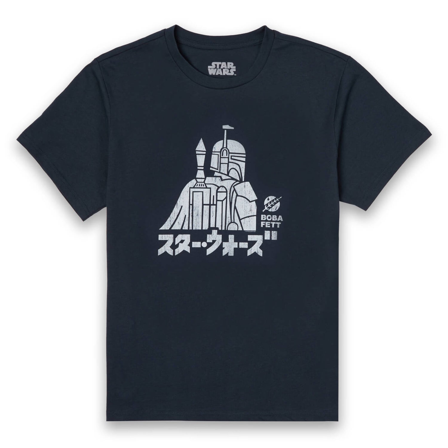 T-Shirt Star Wars Kana Boba Fett - Homme - Bleu Marine