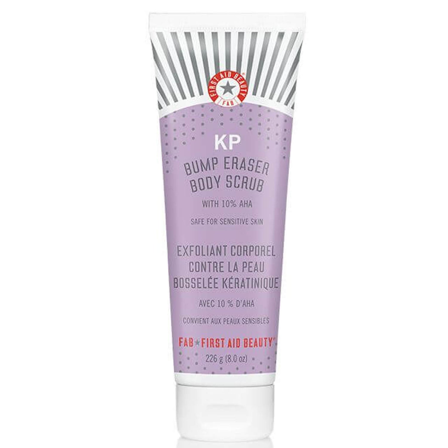 First Aid Beauty KP Bump Eraser Body Scrub with 10% AHA 226ml