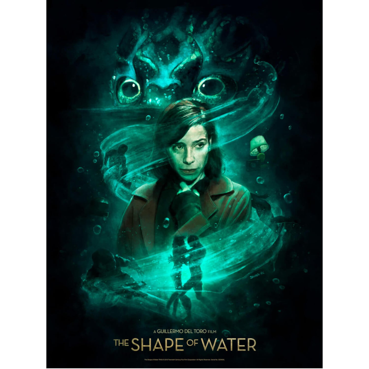 Shape of Water 'The Way He Looks at me' Lithograph Print by Ignacio RC