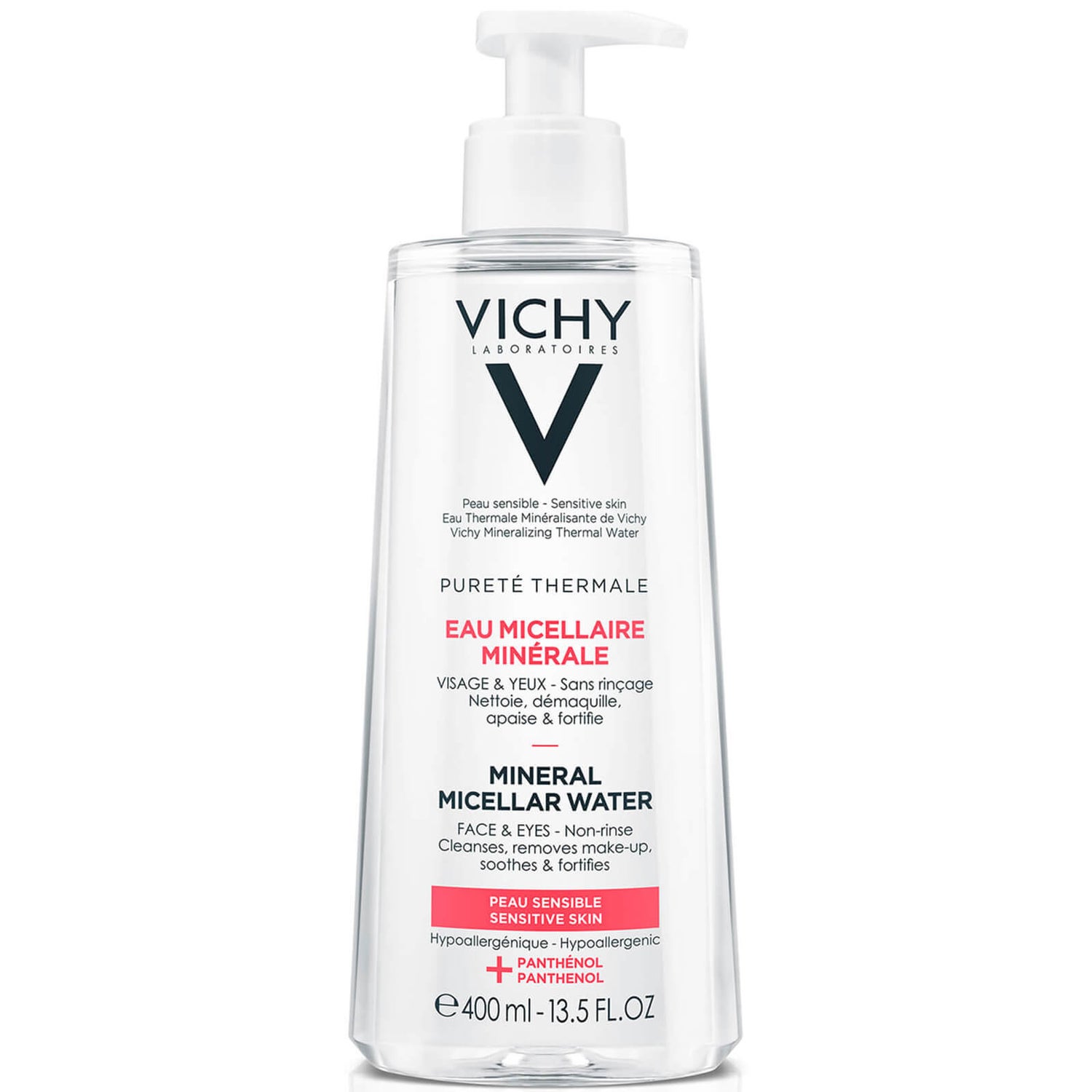 Vichy Purete Thermale Mineral Micellar Water for Sensitive Skin (13.52 fl. oz.)