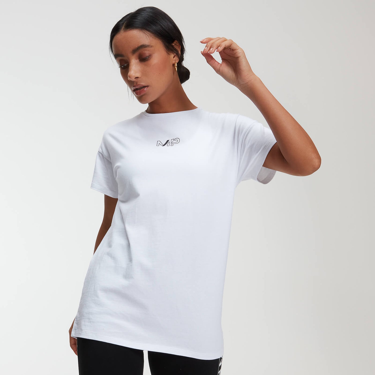 Nationaal sympathie Wegversperring Dames Wit Oversized T-Shirt | MYPROTEIN™