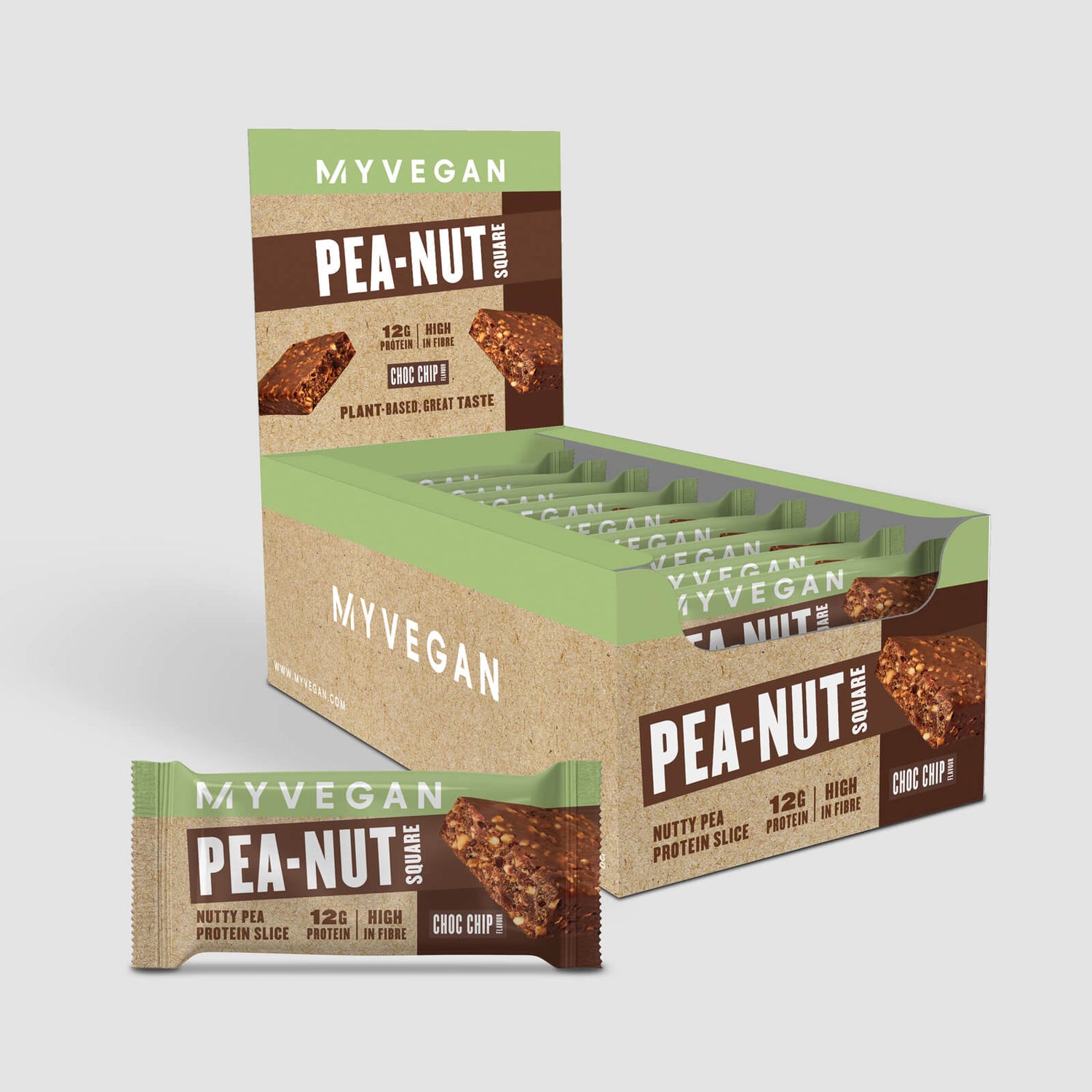 Pea-Nut Square - Choco Chip