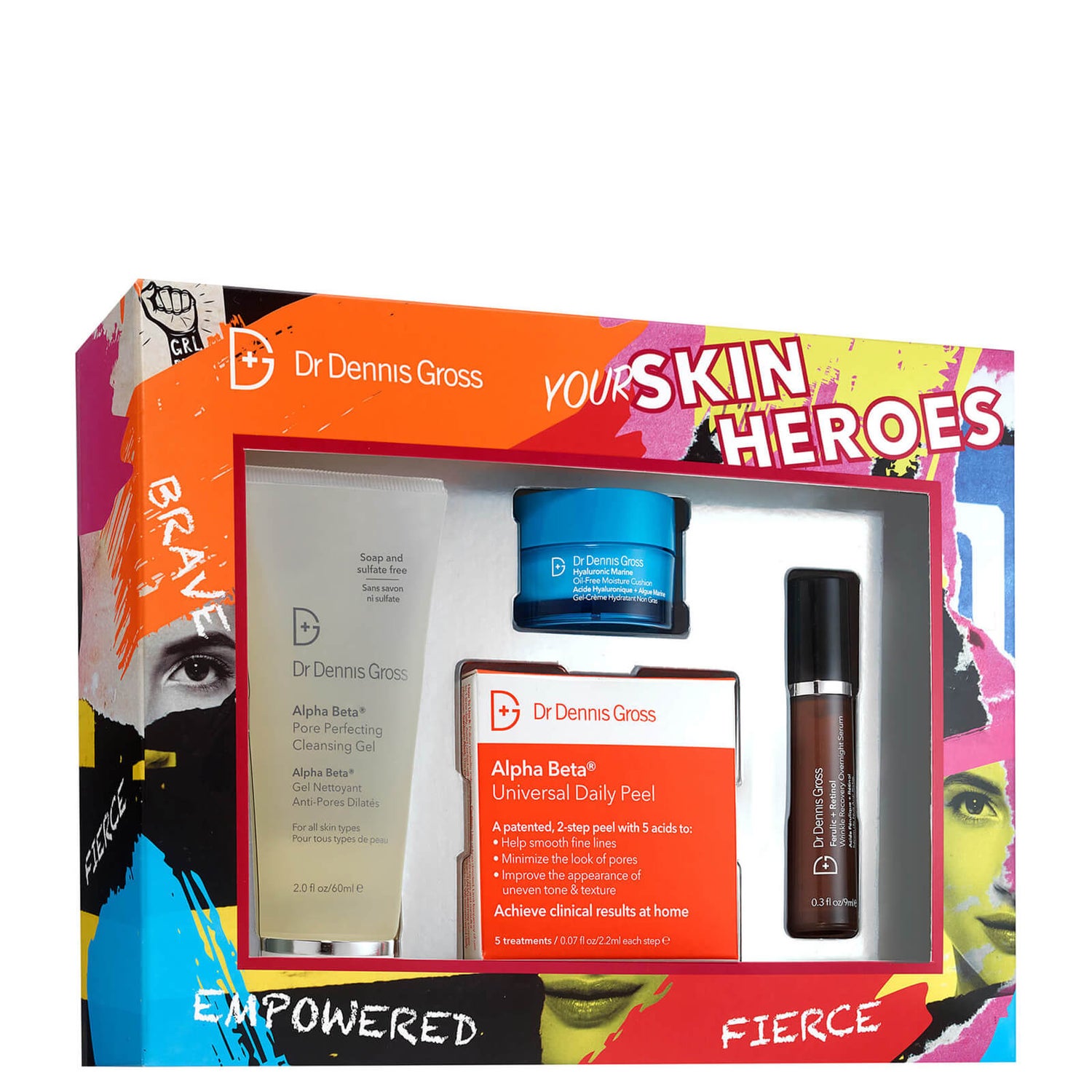 Dr Dennis Gross Skincare Your Skin Heroes (worth £79.10)