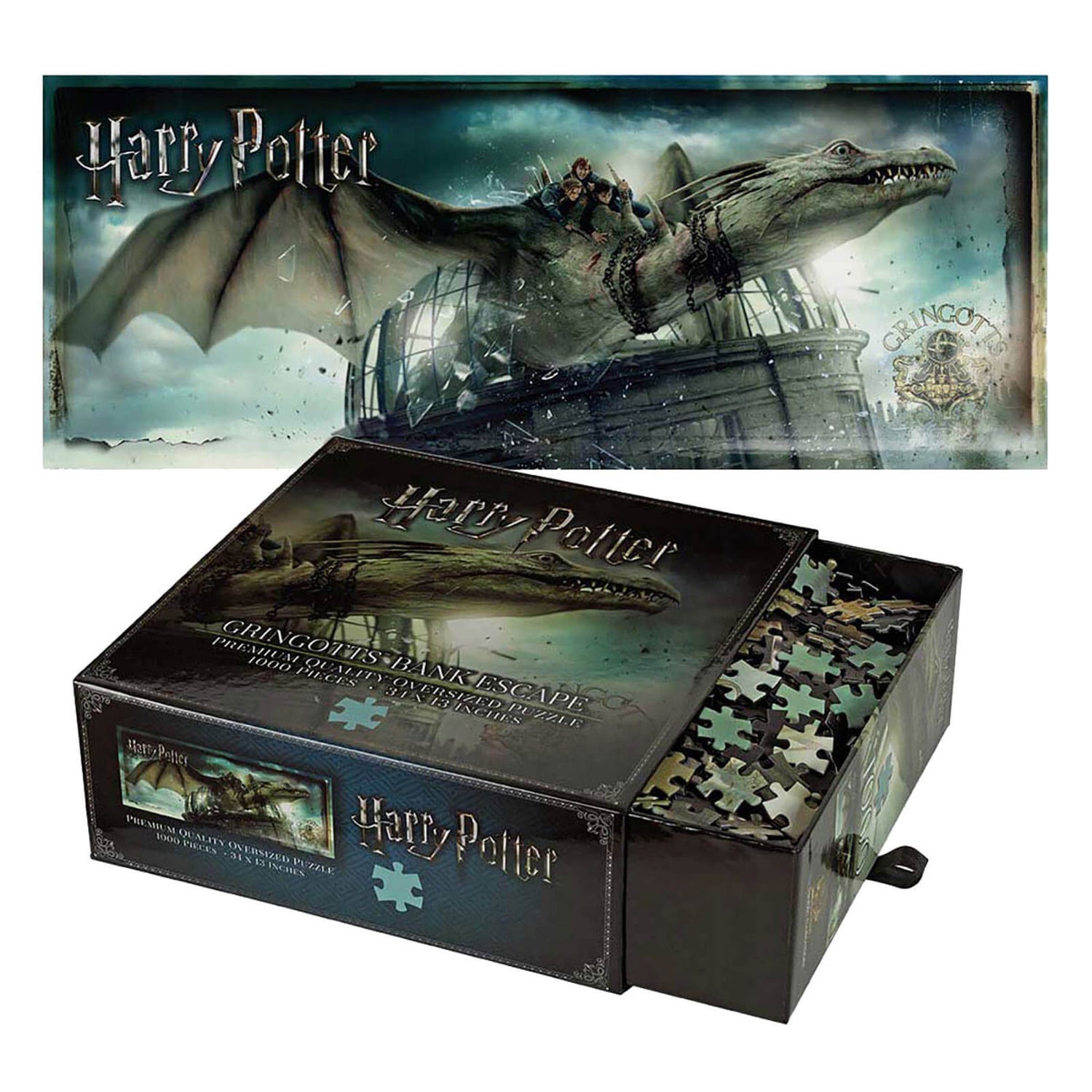 Harry Potter Puzzle Gringotts Bank Escape 1000 pièces - Noble Collection