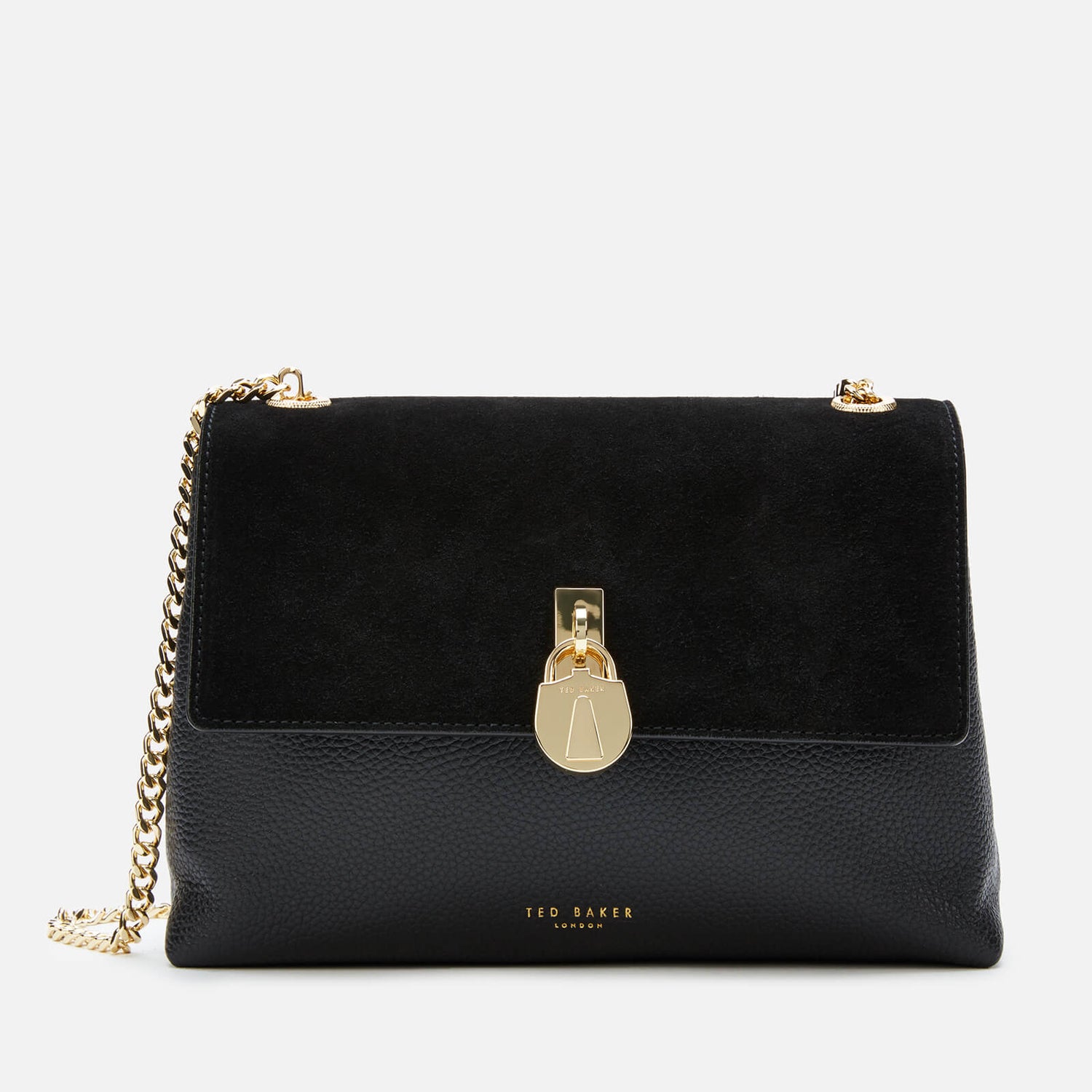Helena suede padlock cross body bag deals