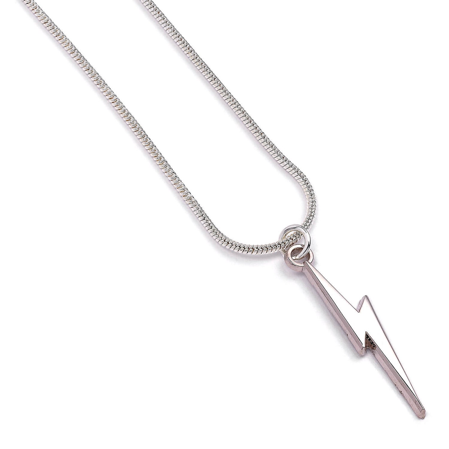 Harry Potter Lightning Bolt Necklace - Silver