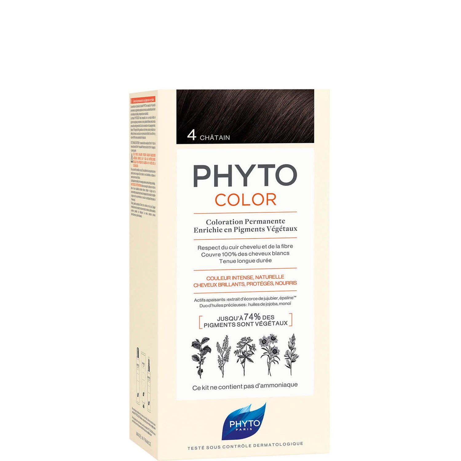 Phyto Hair Colour by Phytocolor - 4 Brown 180g