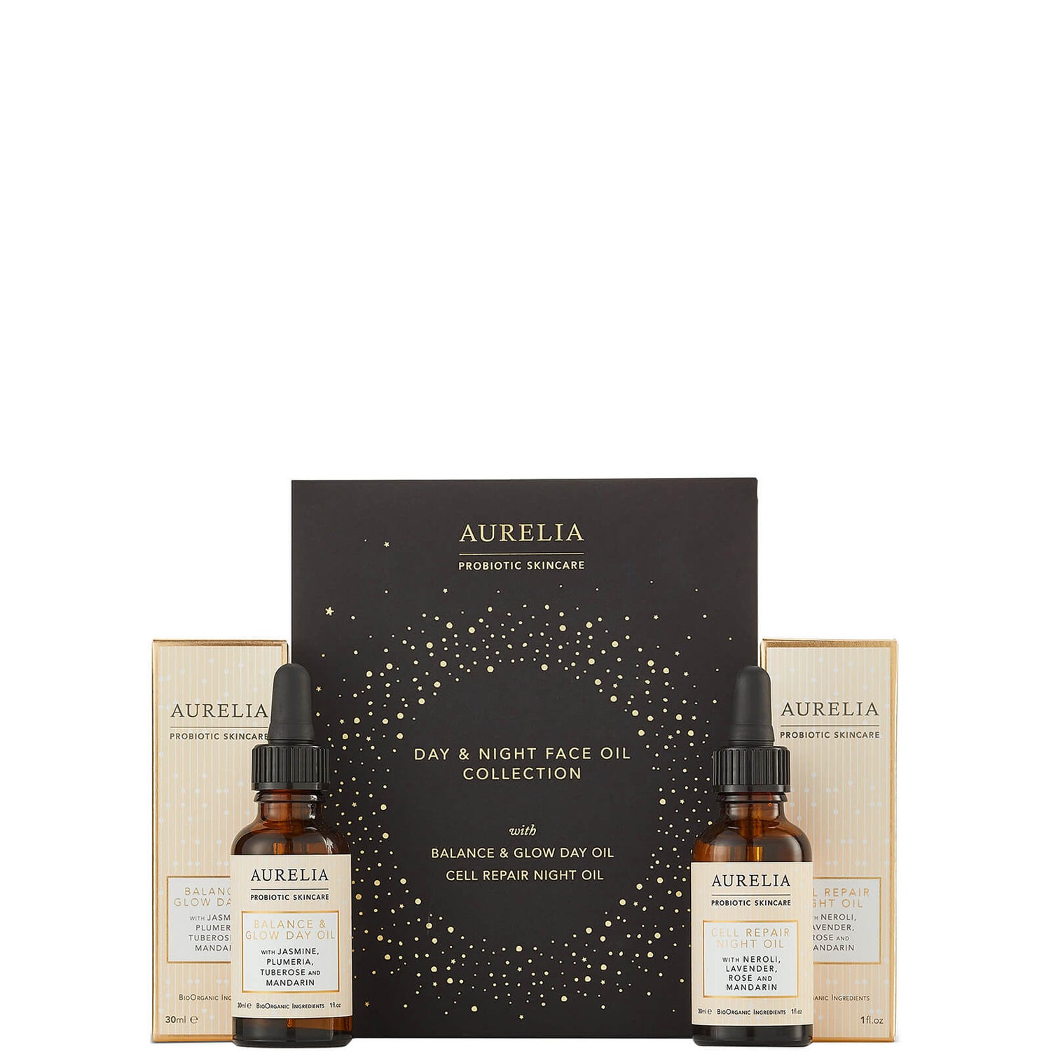 Aurelia Probiotic Skincare Day and Night Oil Collection 60ml (Worth $100)