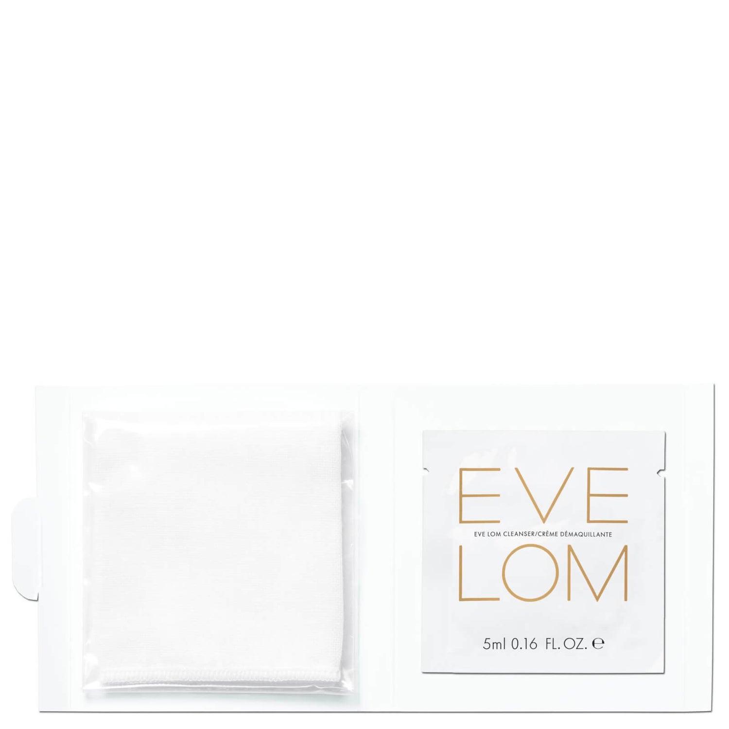 Eve Lom Cleanser Sachet 5ml Sample with 1/4 Cloth (Free Gift)