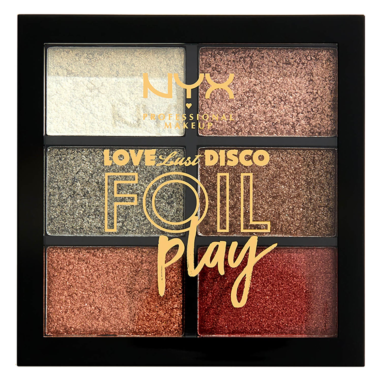 NYX Professional Makeup Love Lust & Disco Get Down Foil Play Shimmer Eyeshadow Palette