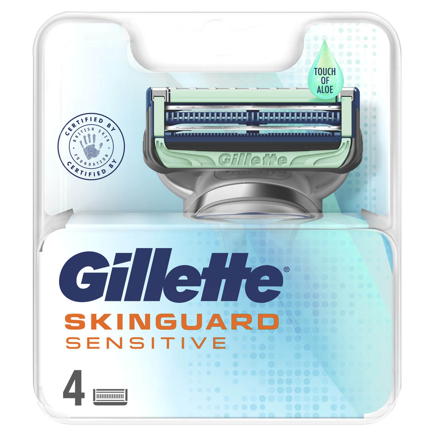 Gillette Skinguard Sensitive Blades Subscription - 4 Pack