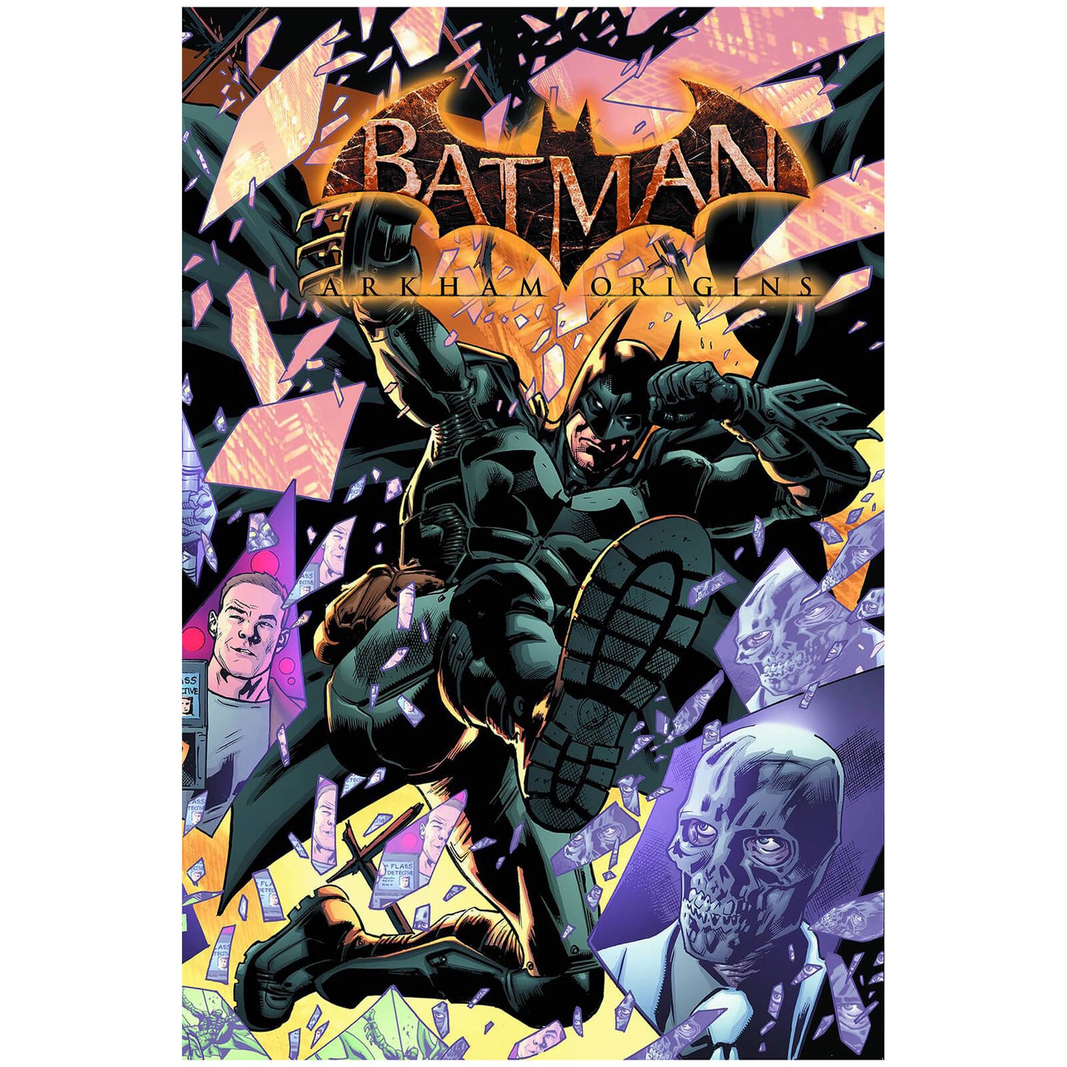DC Comics Batman Arkham Origins Hard Cover