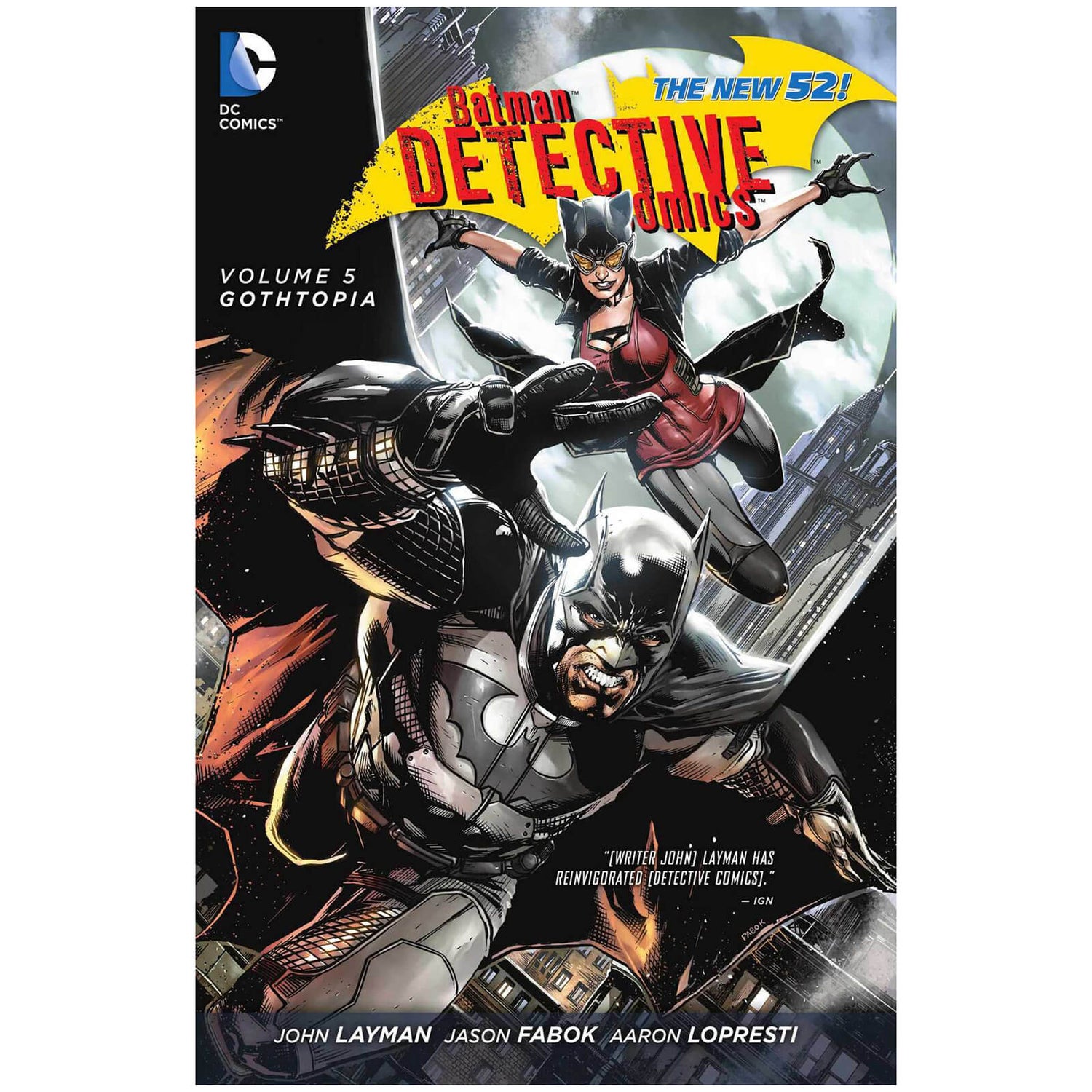 DC Comics Batman Detective Comics Hard Cover Vol. 05 Gothtop