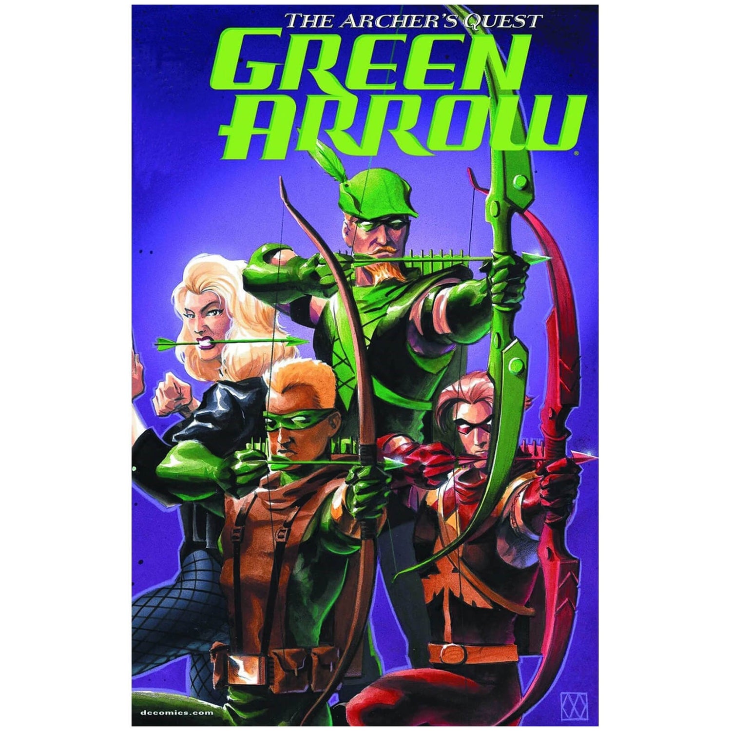 DC Comics Green Arrow Archers Quest Deluxe Ed Hard Cover