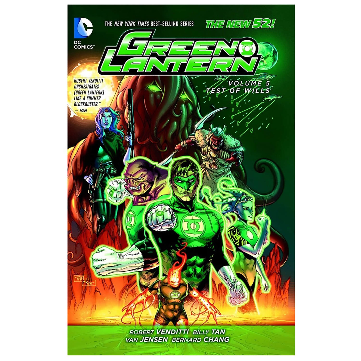 DC Comics Green Lantern Hard Cover Vol. 05 Test of Wills (N5)
