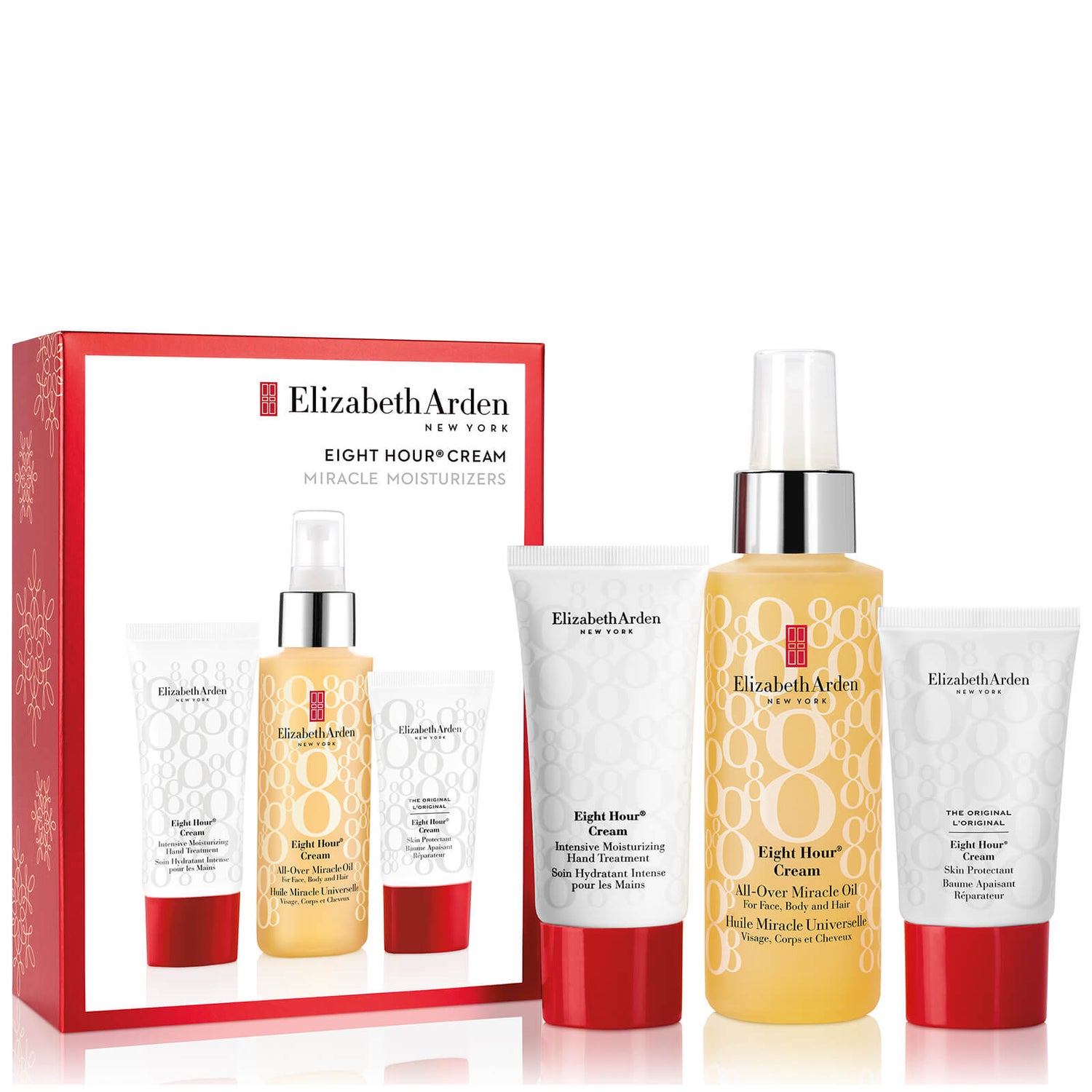 Elizabeth Arden Eight Hour Cream All Over Miracle Oil Set (Worth £48.20)
