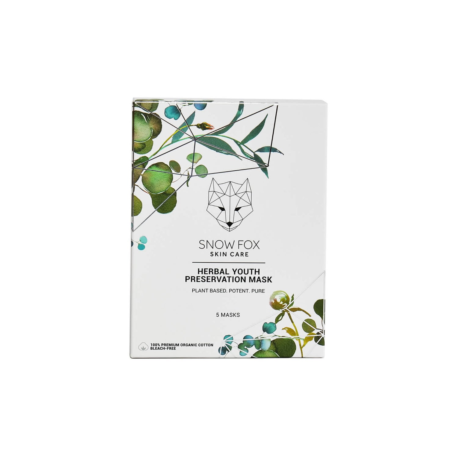 Snow Fox Herbal Youth Preservation Mask (Set of 5)
