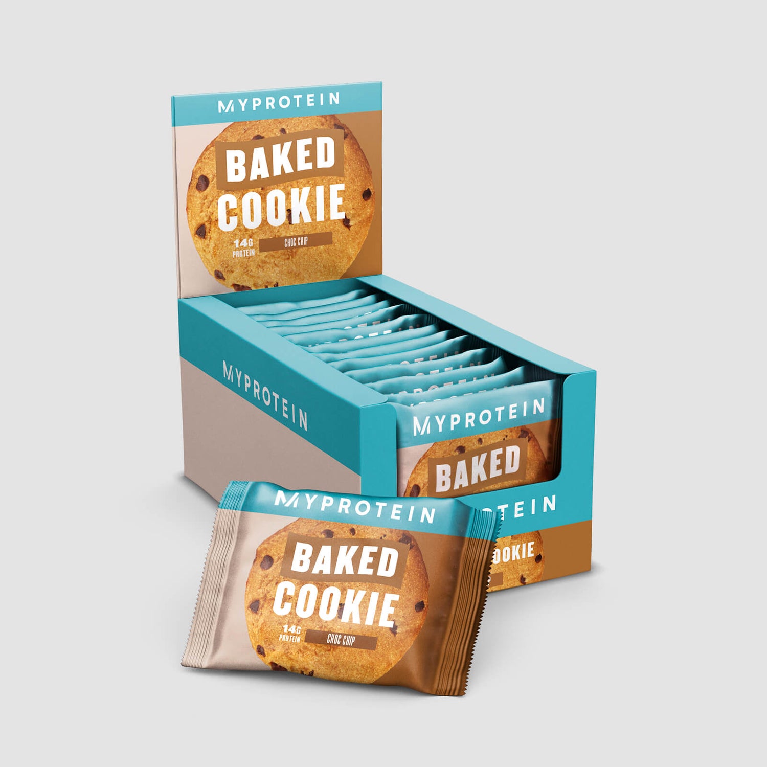 Baltyminis sausainis „Baked Protein Cookie“  - Šokoladinių sausainių