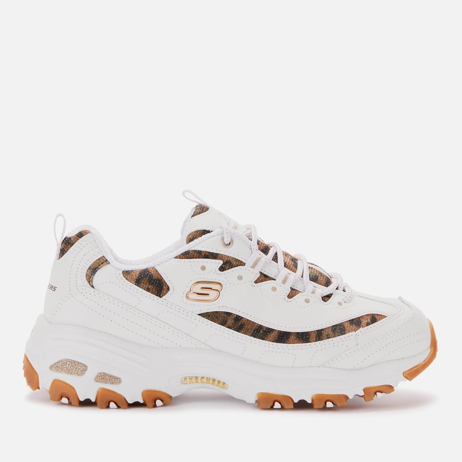 Skechers animal print trainers sale
