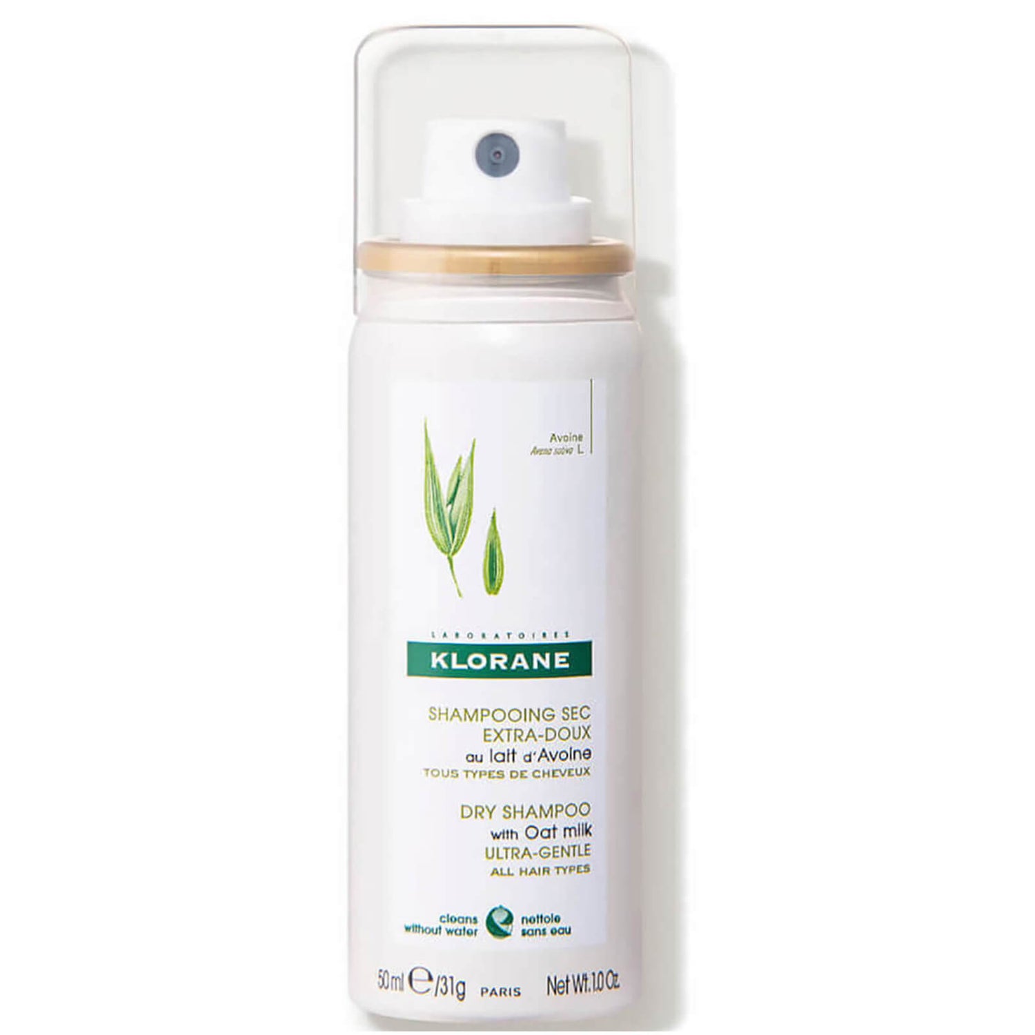 Klorane Dry Shampoo with Oat Milk - All Hair Types 1 oz.