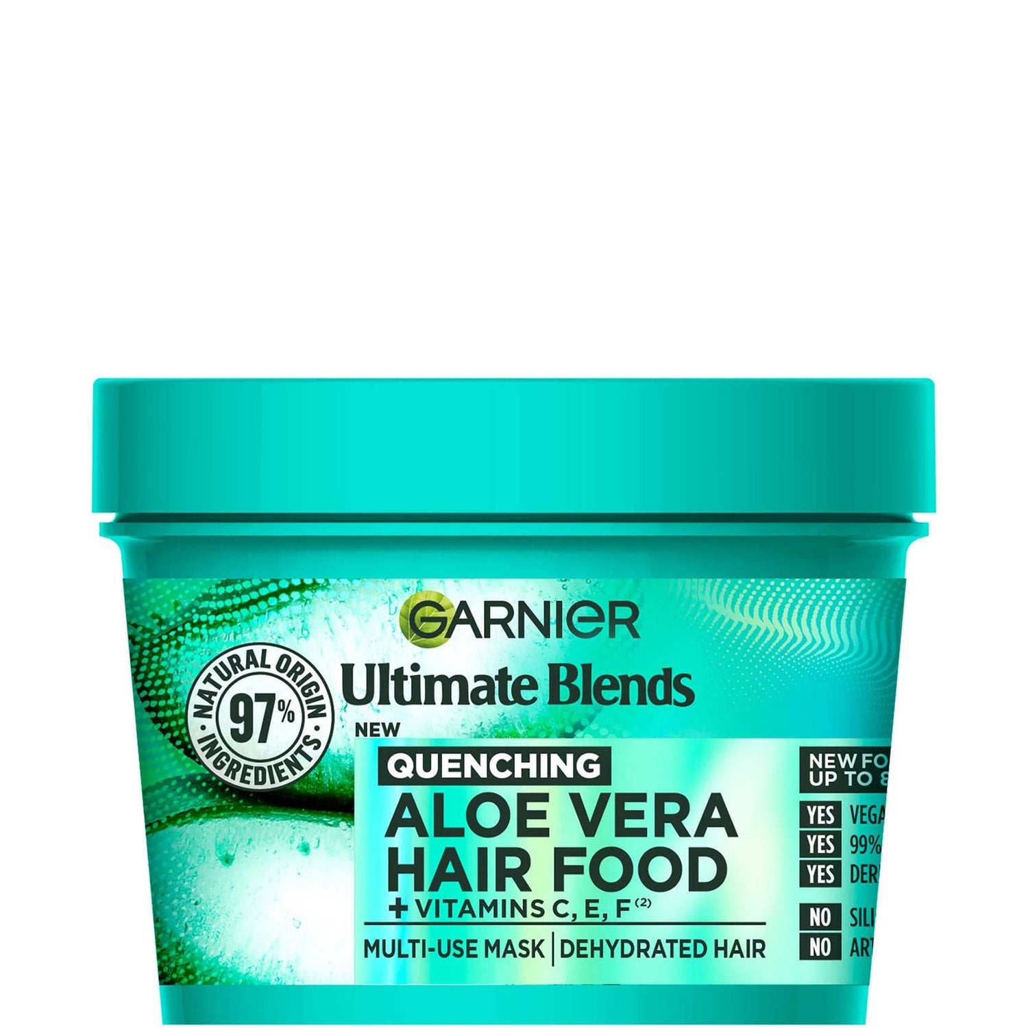 Garnier Ultimate Blends Hair Food Aloe Vera 3-in-1 Normal Hair Mask Treatment maska do włosów normalnych 390 ml