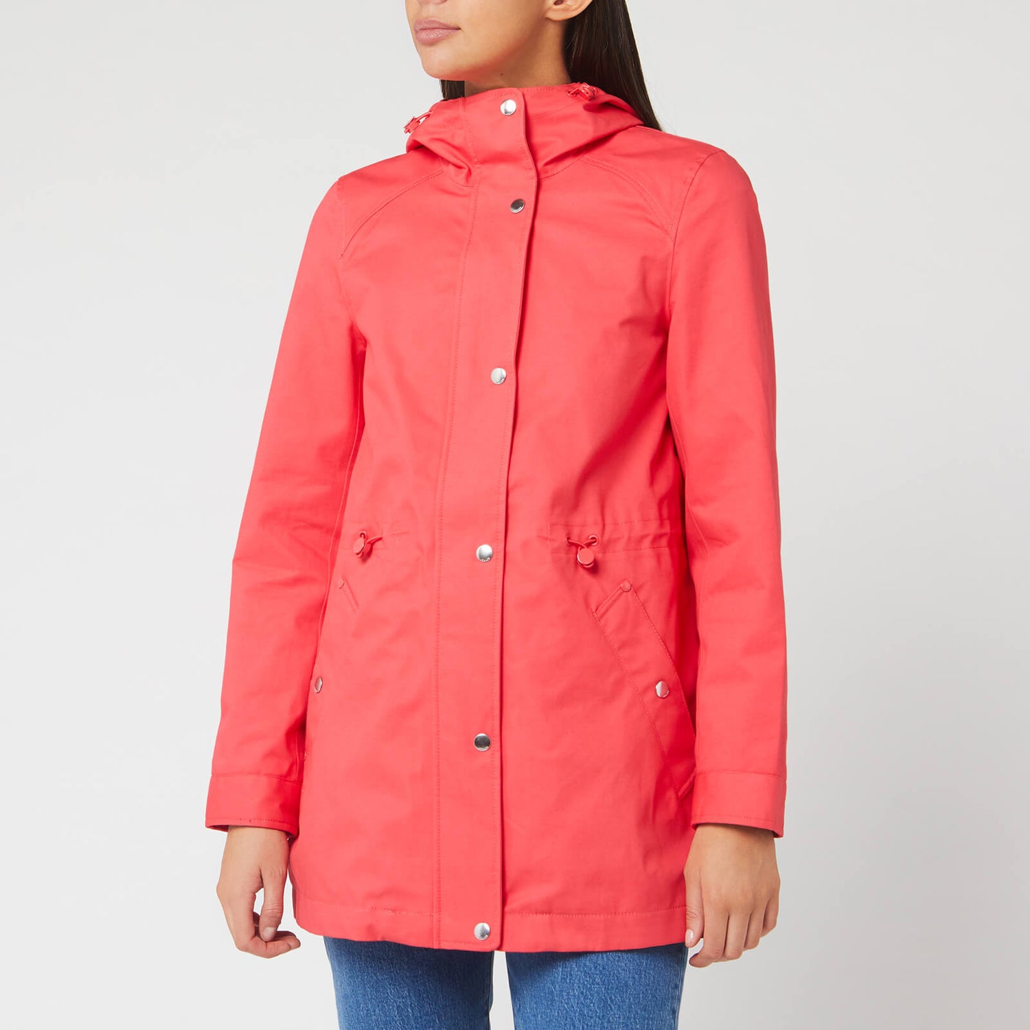 Joules Women s Shoreside Waterproof A Line Coat Poppy