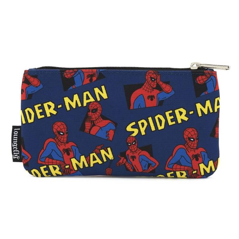 Loungefly Marvel Spiderman Aop Nylon Pouch