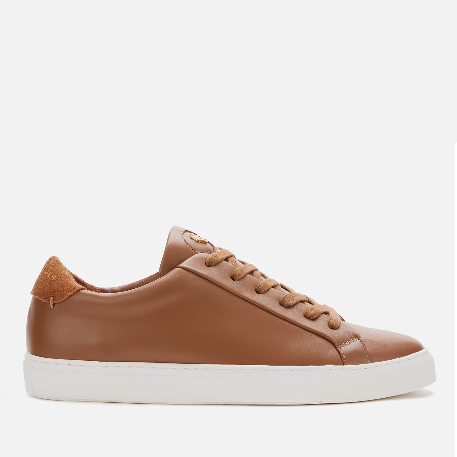 Kurt Geiger London Men s Donnie Leather Cupsole Trainers Tan
