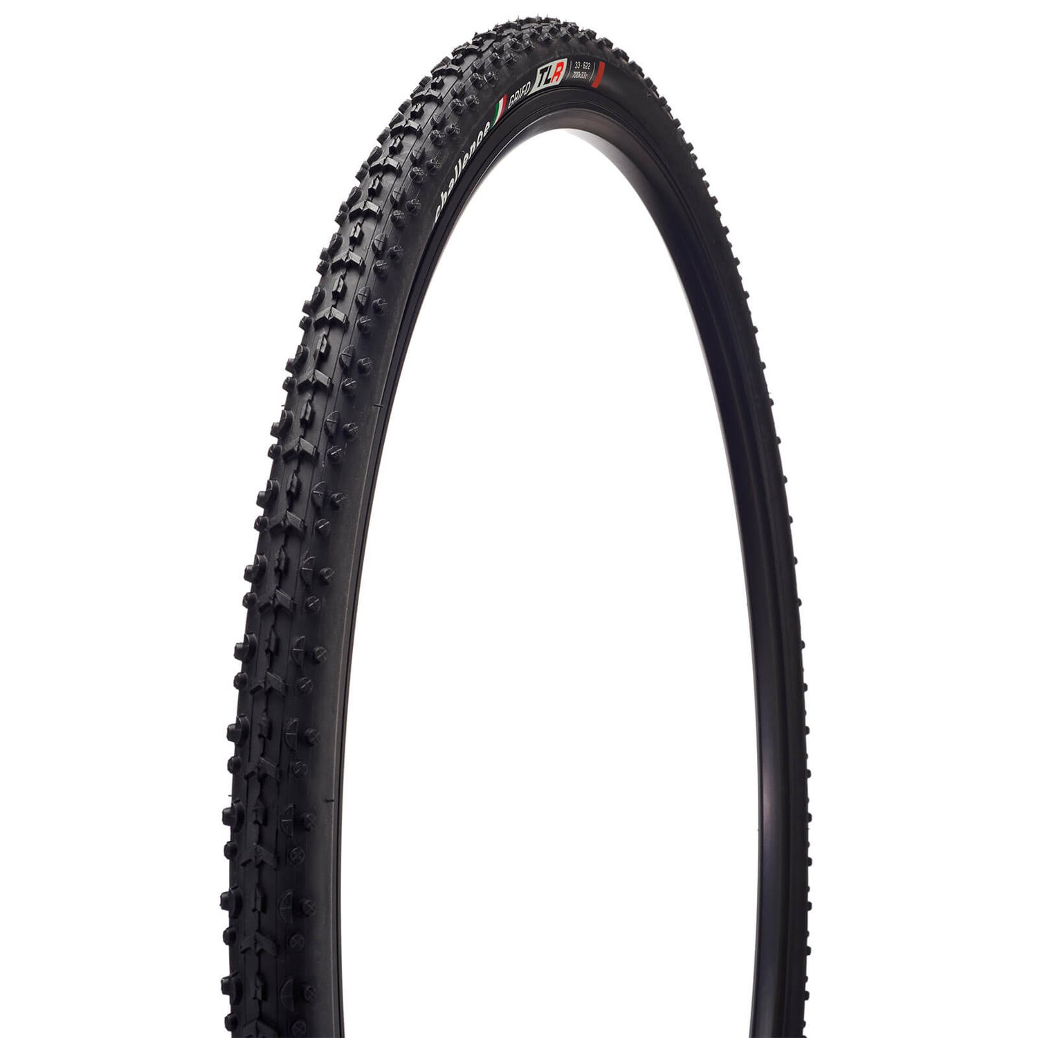 Challenge Grifo Tubeless Clincher Tyre - Black - x 33c | ProBikeKit HK
