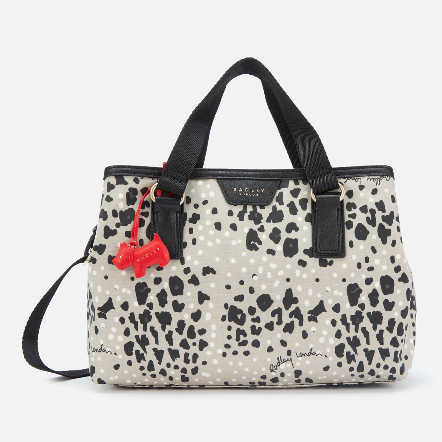 Radley Women s Leopard Oilskin Medium Ziptop Grab Multiway Bag