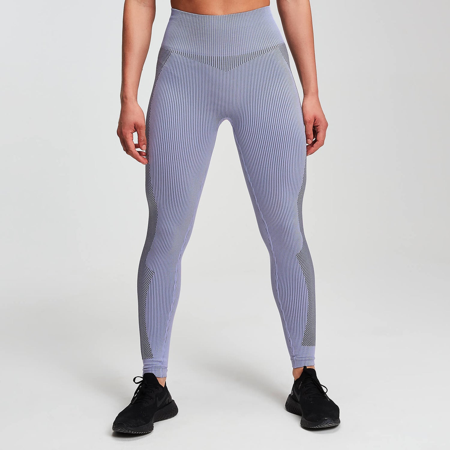 Women's Contrast Seamless Leggings, Grey