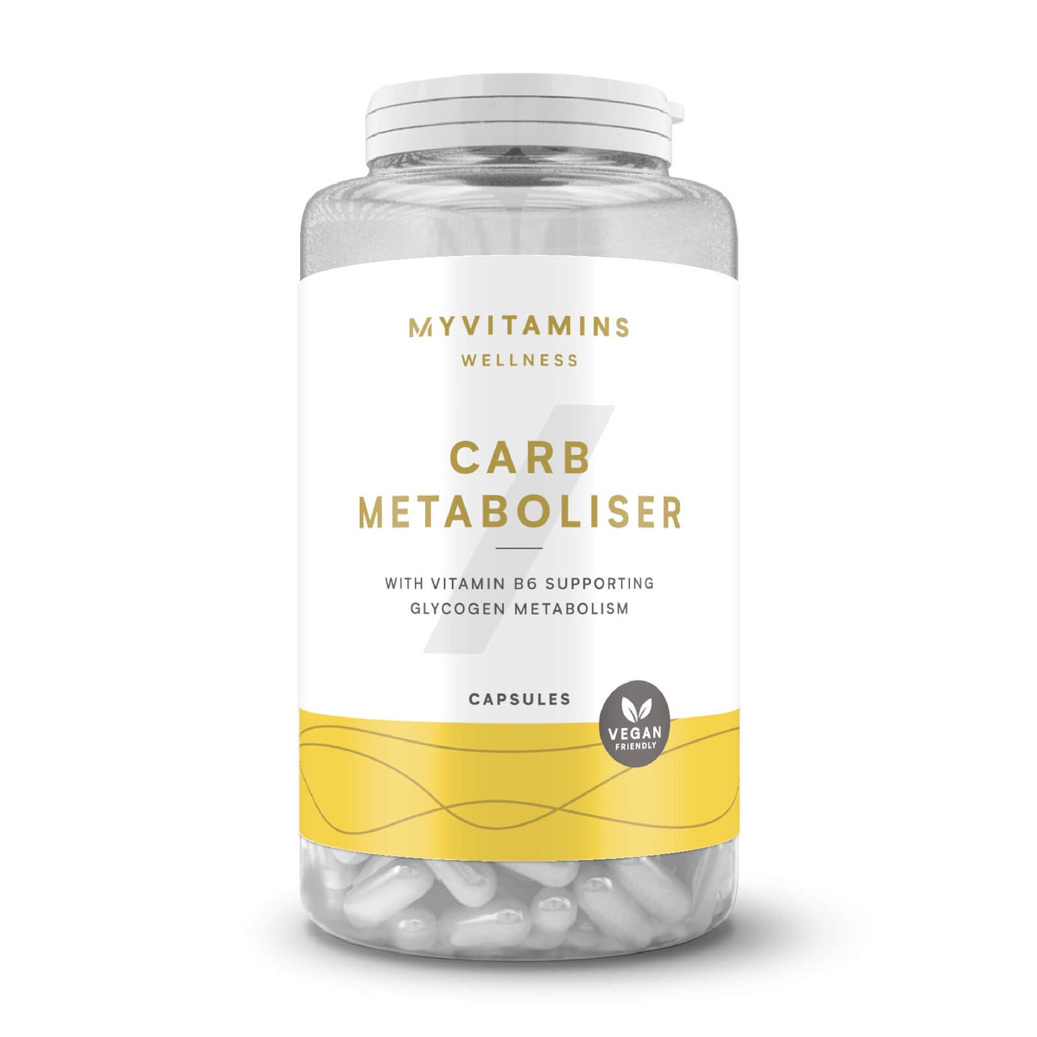 Myvitamins Carb Metaboliser - 90kapsulės - Indelis
