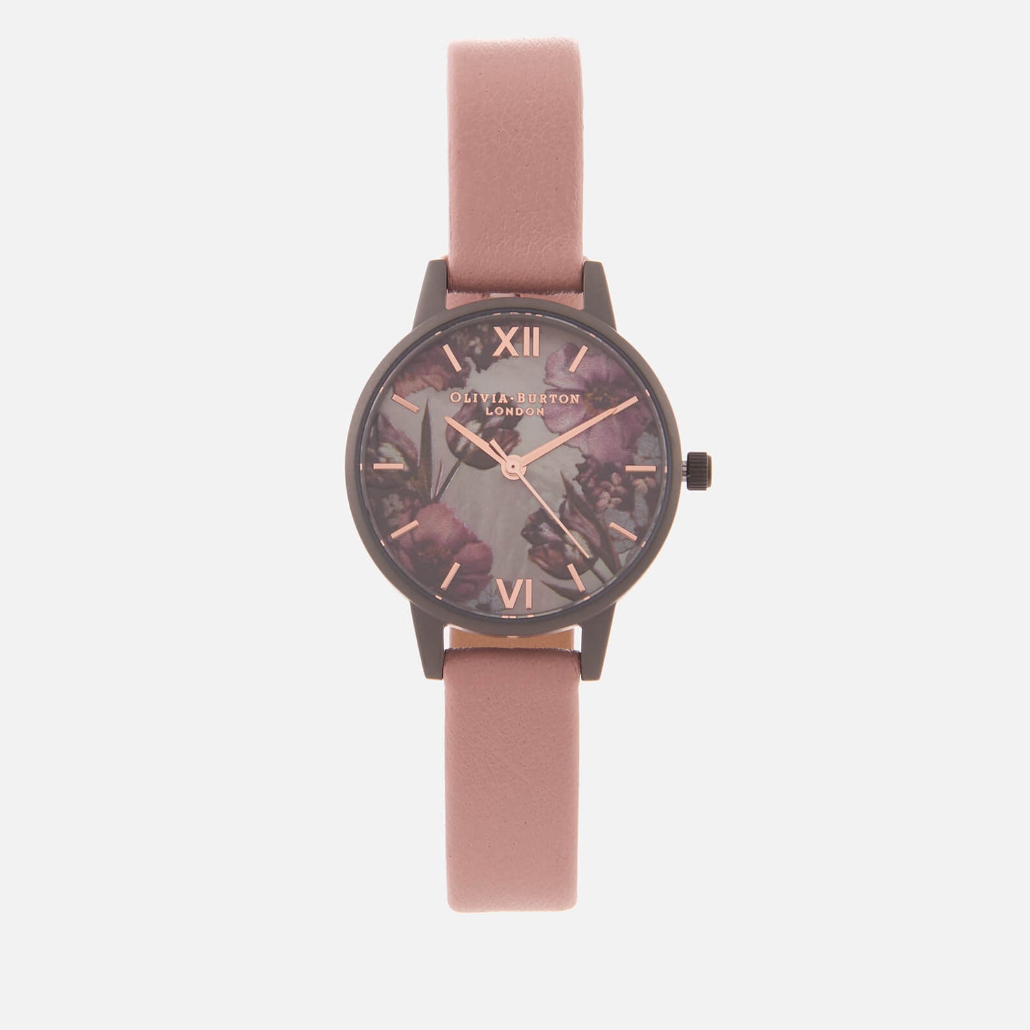 Olivia Burton Women s Twilight Floral Small Dial Watch Pale Pink
