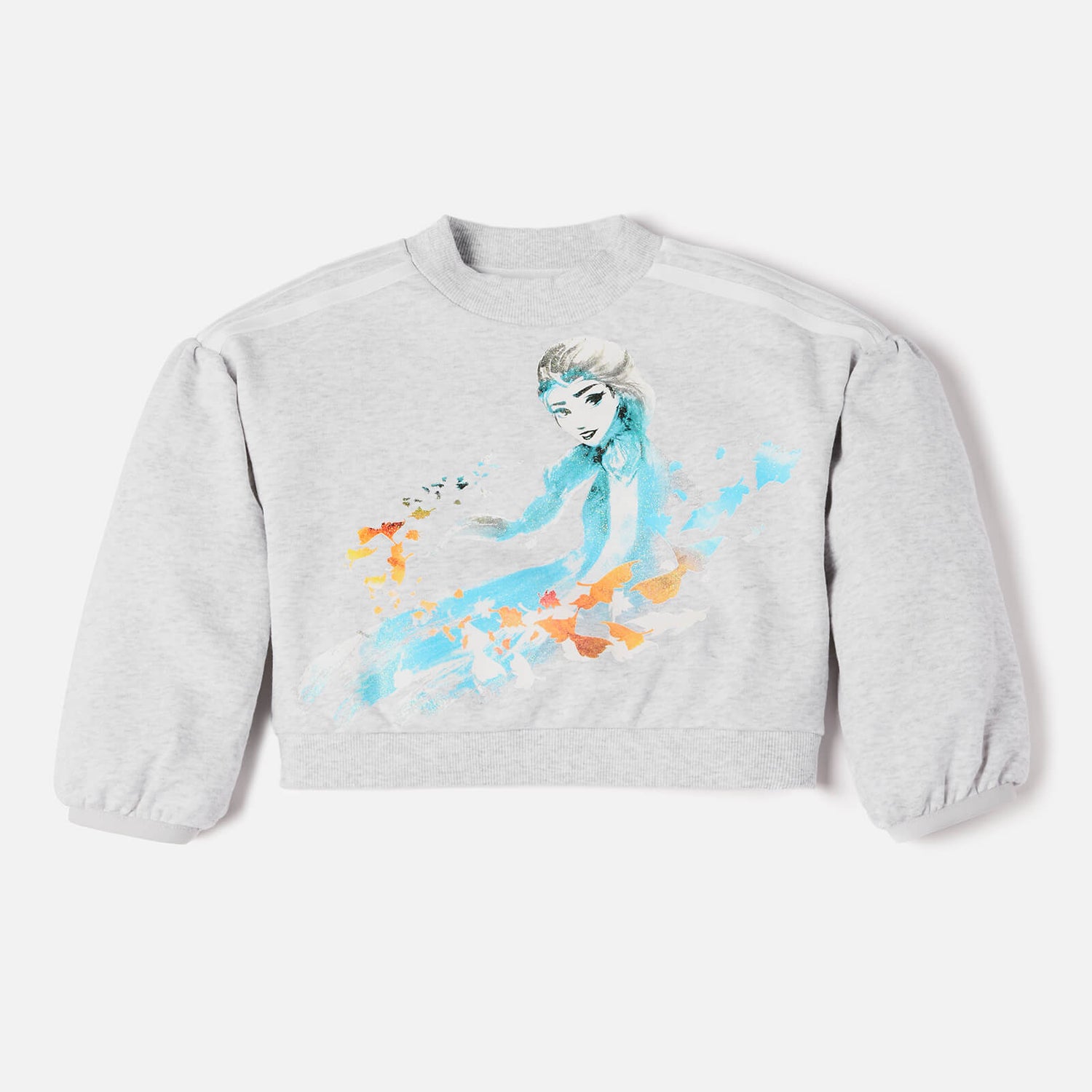 Adidas Girls Frozen Sweatshirt - Light Grey Heather