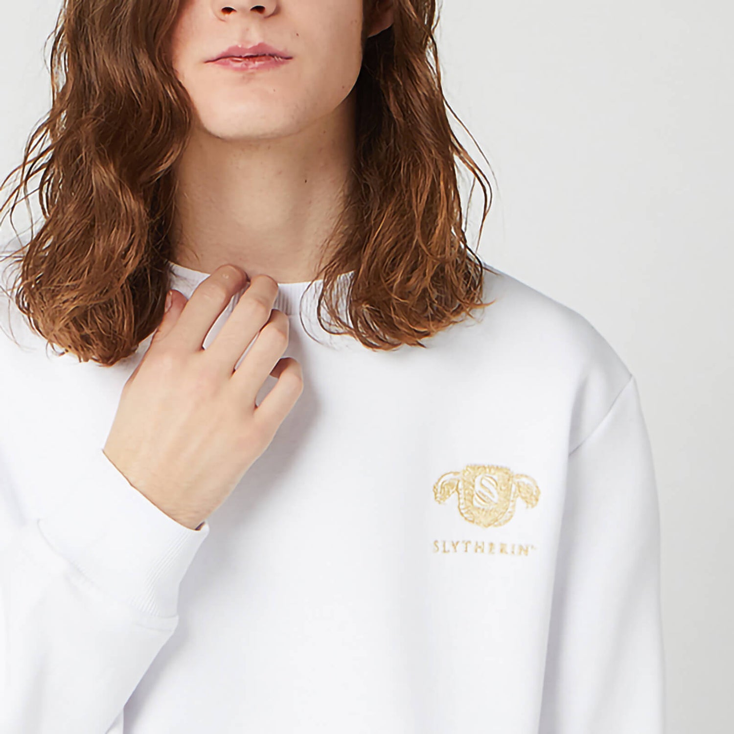 Slytherin embroidered sweatshirt sales