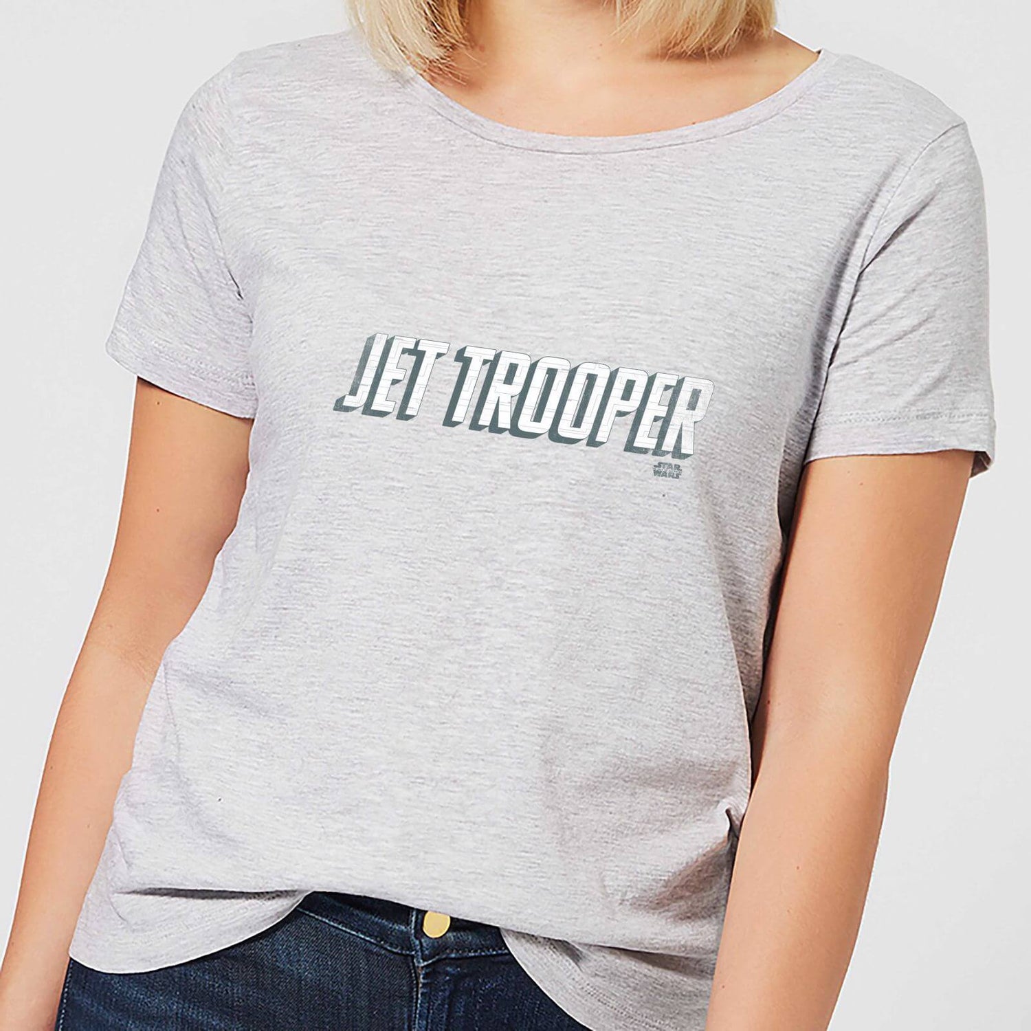 Star Wars The Rise of Skywalker Jet Trooper dames t shirt Grijs