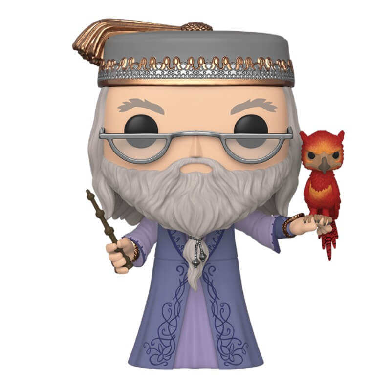 Potter Dumbledore with Fawkes Funko Pop! Vinyl In A Box US