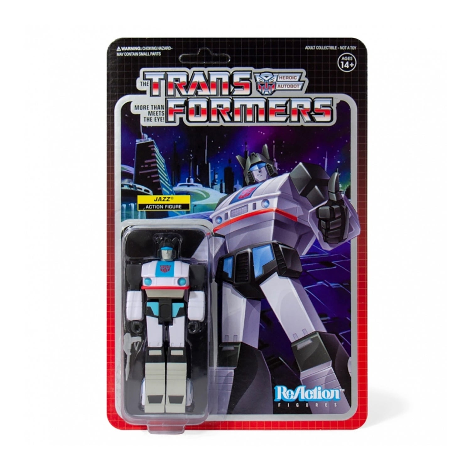 Super7 Transformers ReAction Figure - Jazz