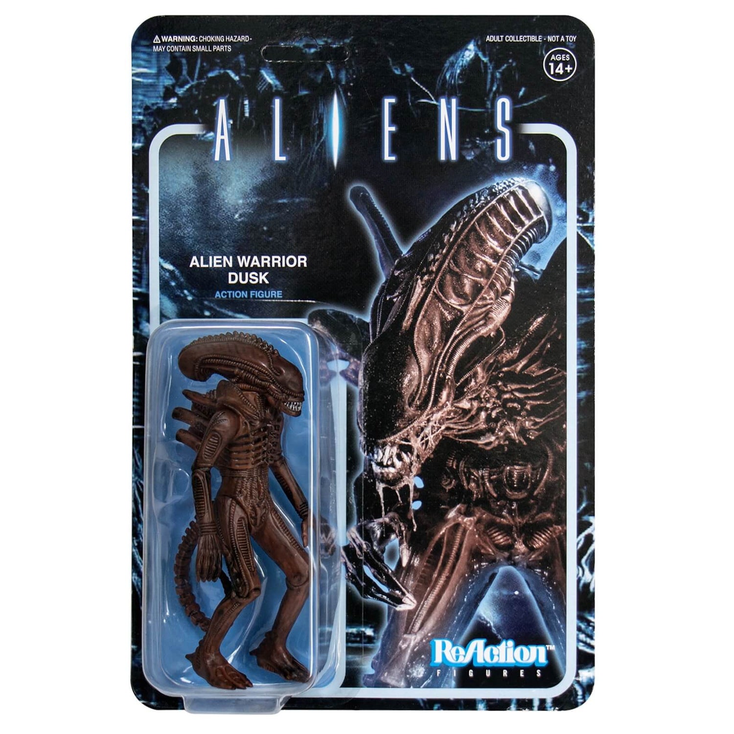 Super 7 Aliens Alien Warrior Dusk (Brown) - ReAction Figure Super 7 Aliens Alien Warrior Dusk (Brown) - ReAction Figure