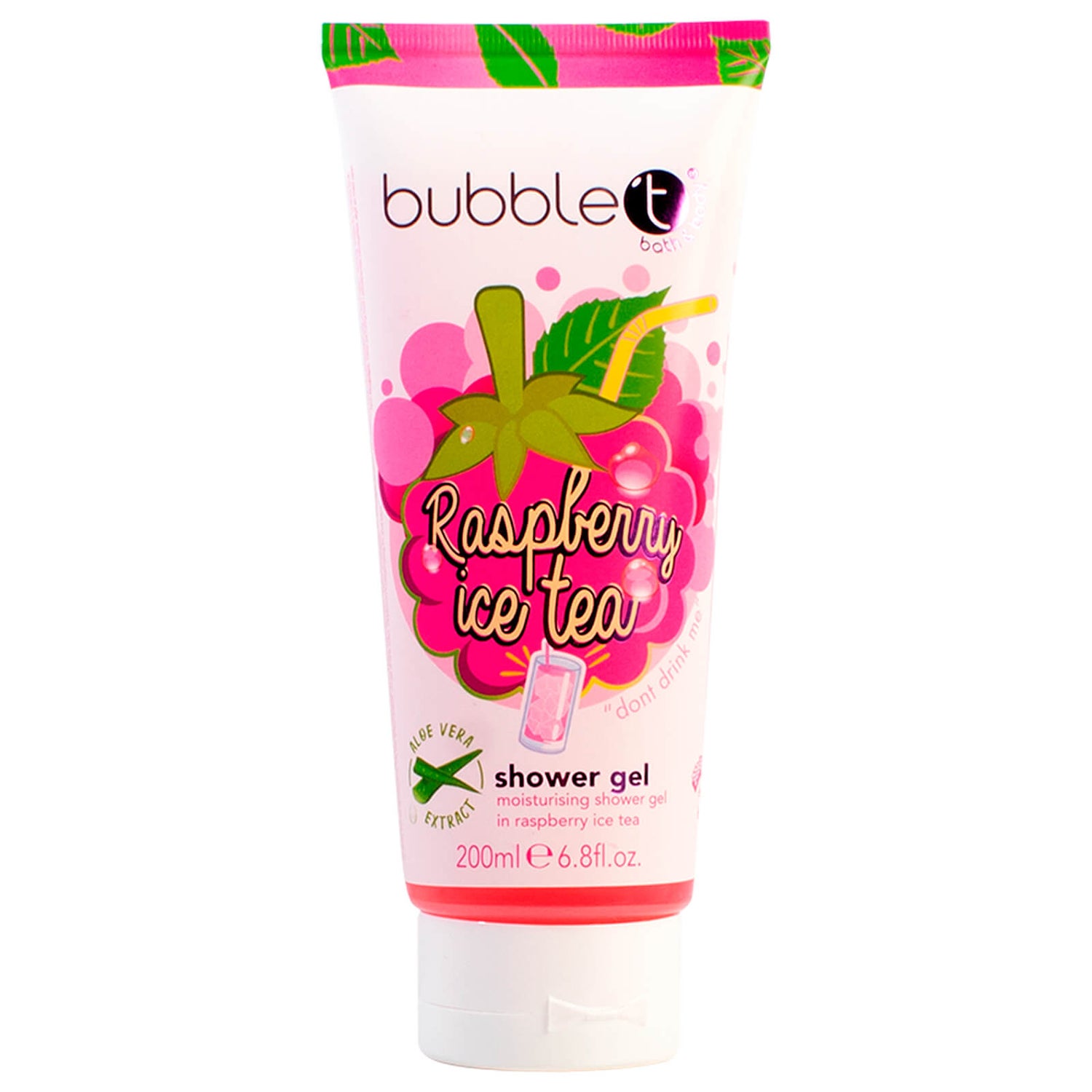 Bubble T Ice Tea Shower Gel Raspberry 200ml
