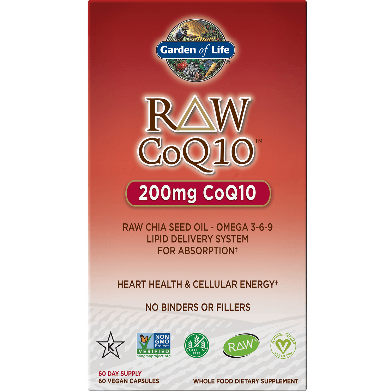 Raw Vegan CoQ10 Capsules